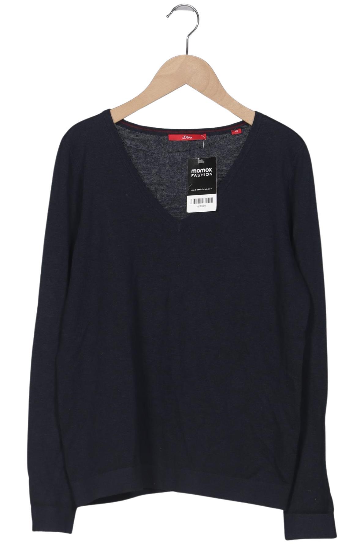 

s.Oliver Damen Pullover, marineblau, Gr. 40