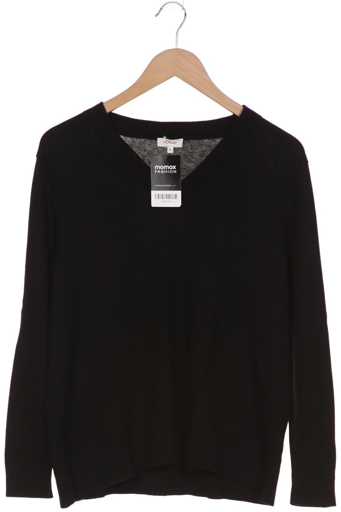 

s.Oliver Damen Pullover, schwarz, Gr. 42