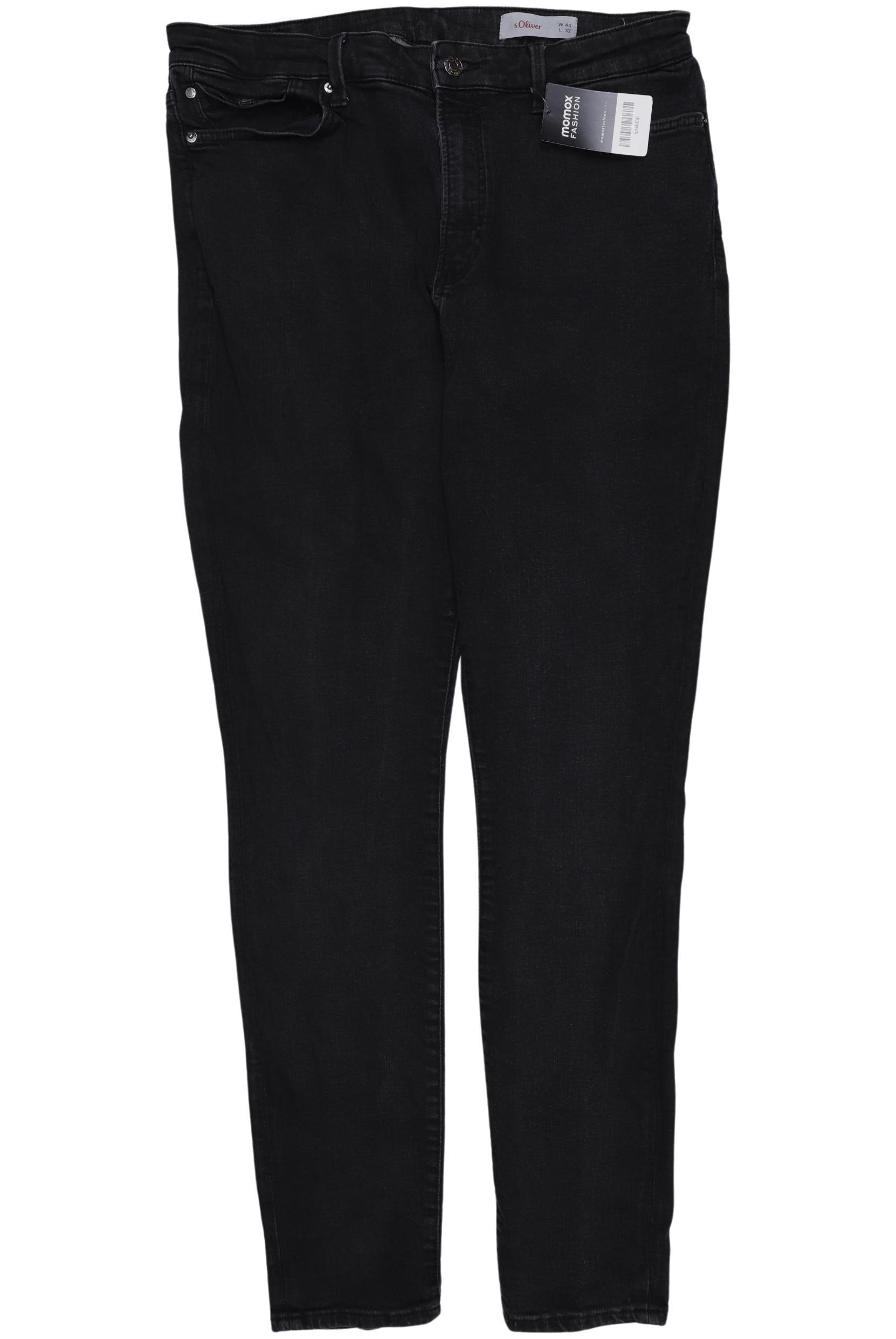 

s.Oliver Damen Jeans, schwarz, Gr. 44