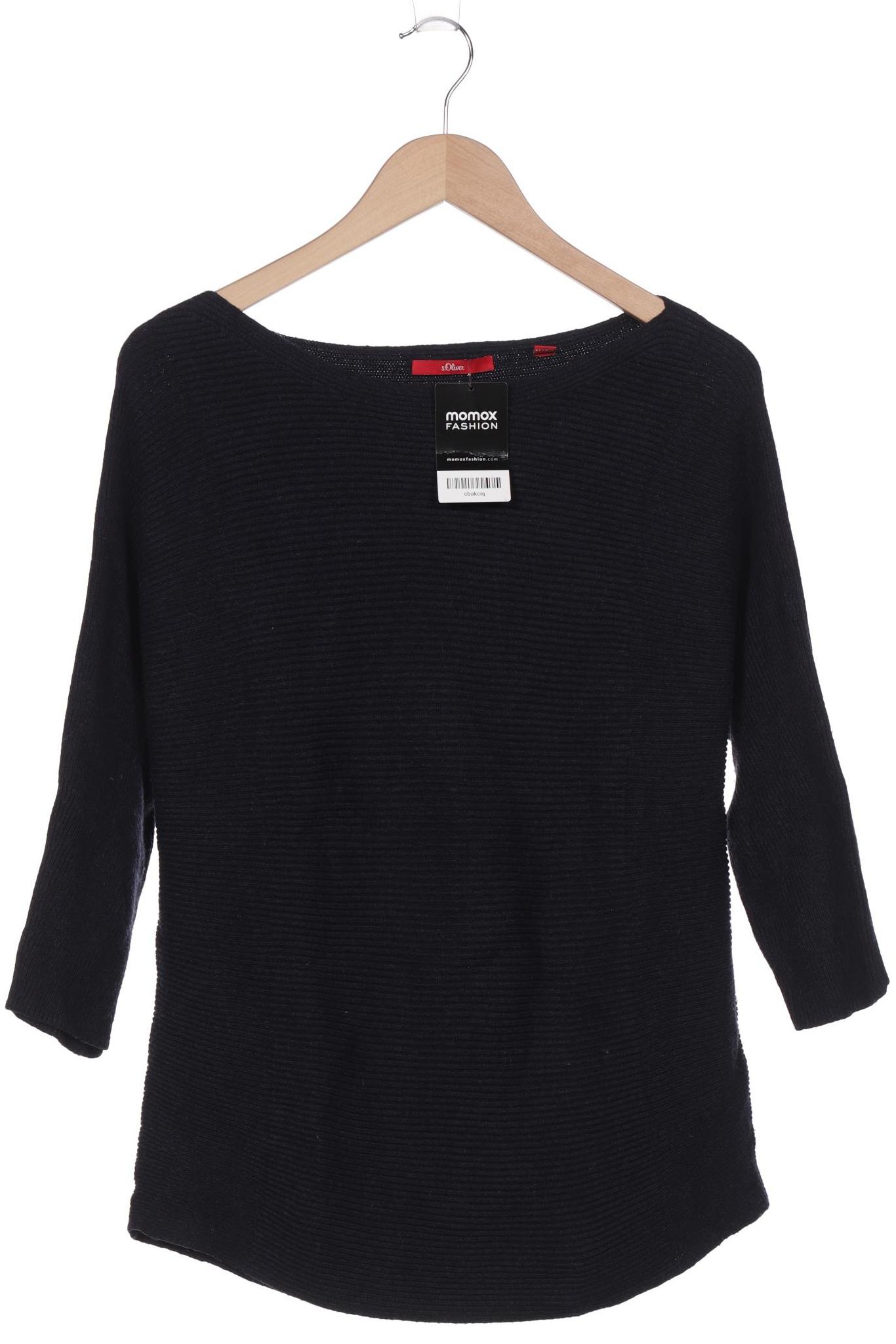 

s.Oliver Damen Pullover, marineblau