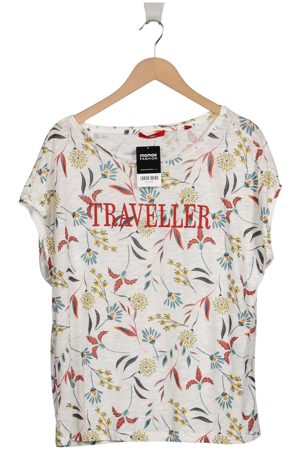 

s.Oliver Damen T-Shirt, weiß, Gr. 42