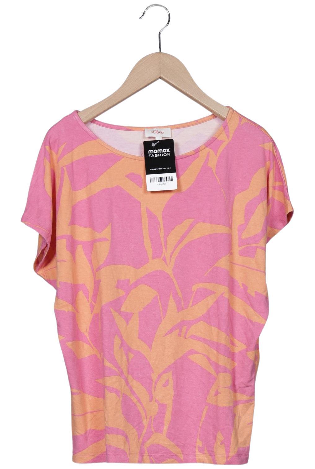 

s.Oliver Damen T-Shirt, pink, Gr. 34