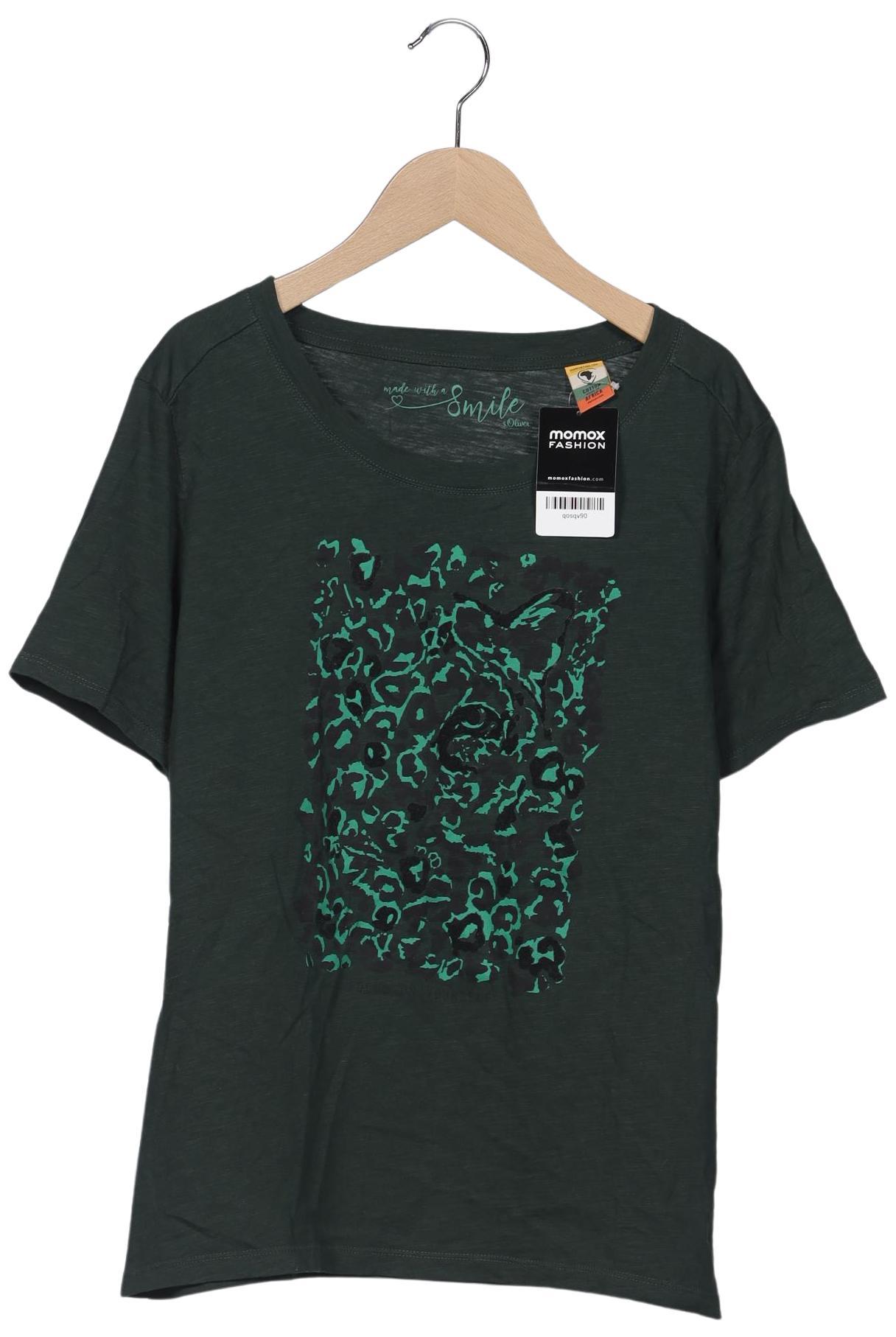

s.Oliver Damen T-Shirt, grün, Gr. 40