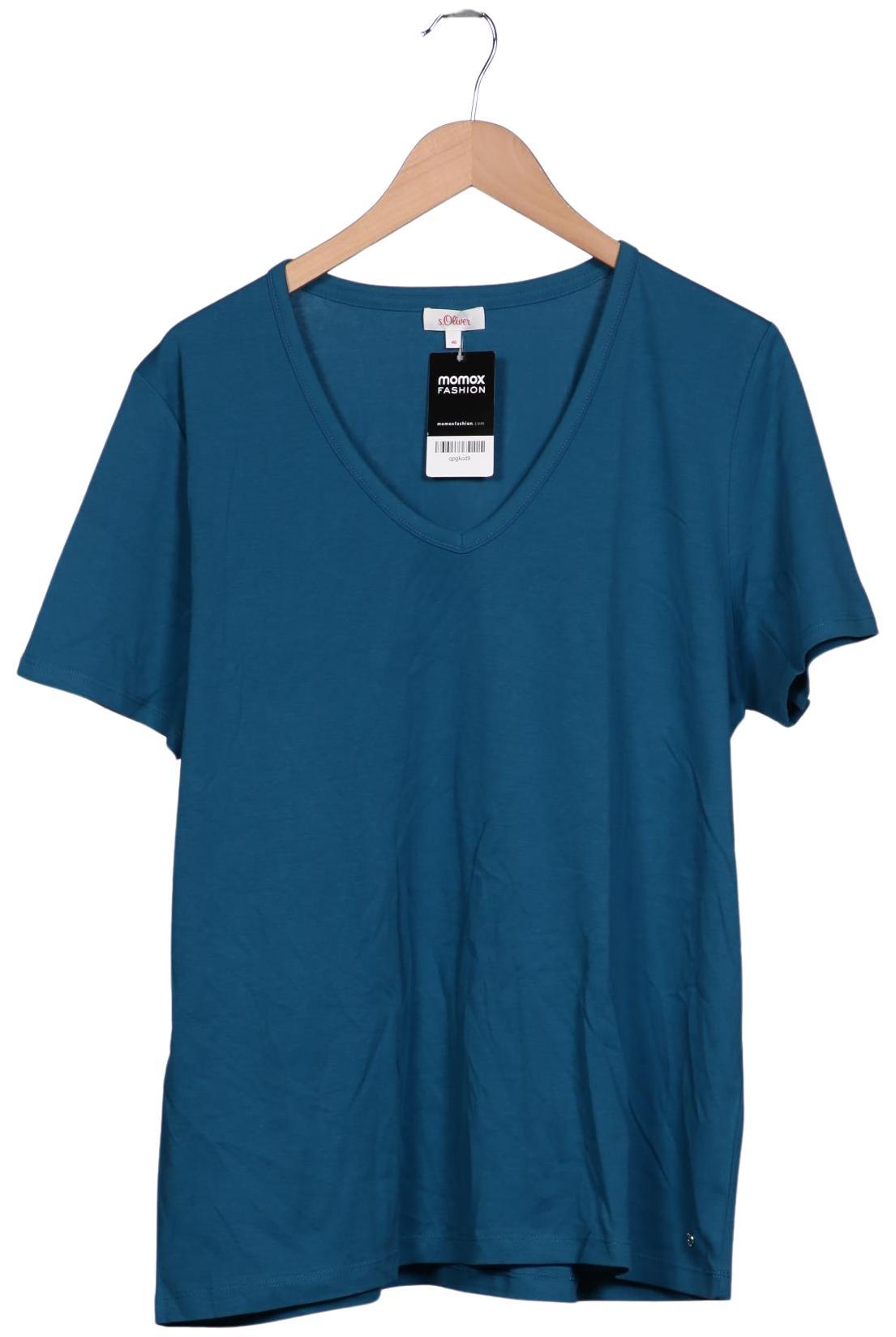 

s.Oliver Damen T-Shirt, blau, Gr. 46