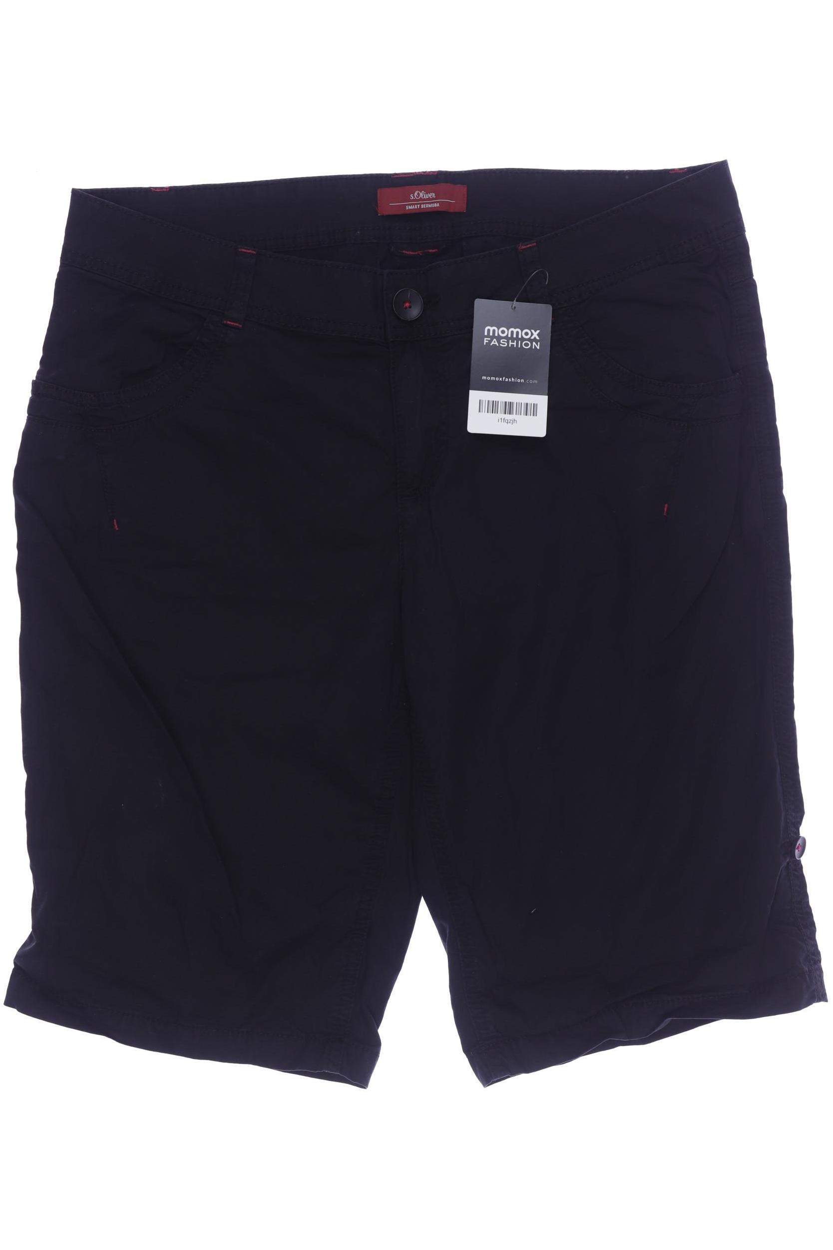

s.Oliver Damen Shorts, schwarz, Gr. 40