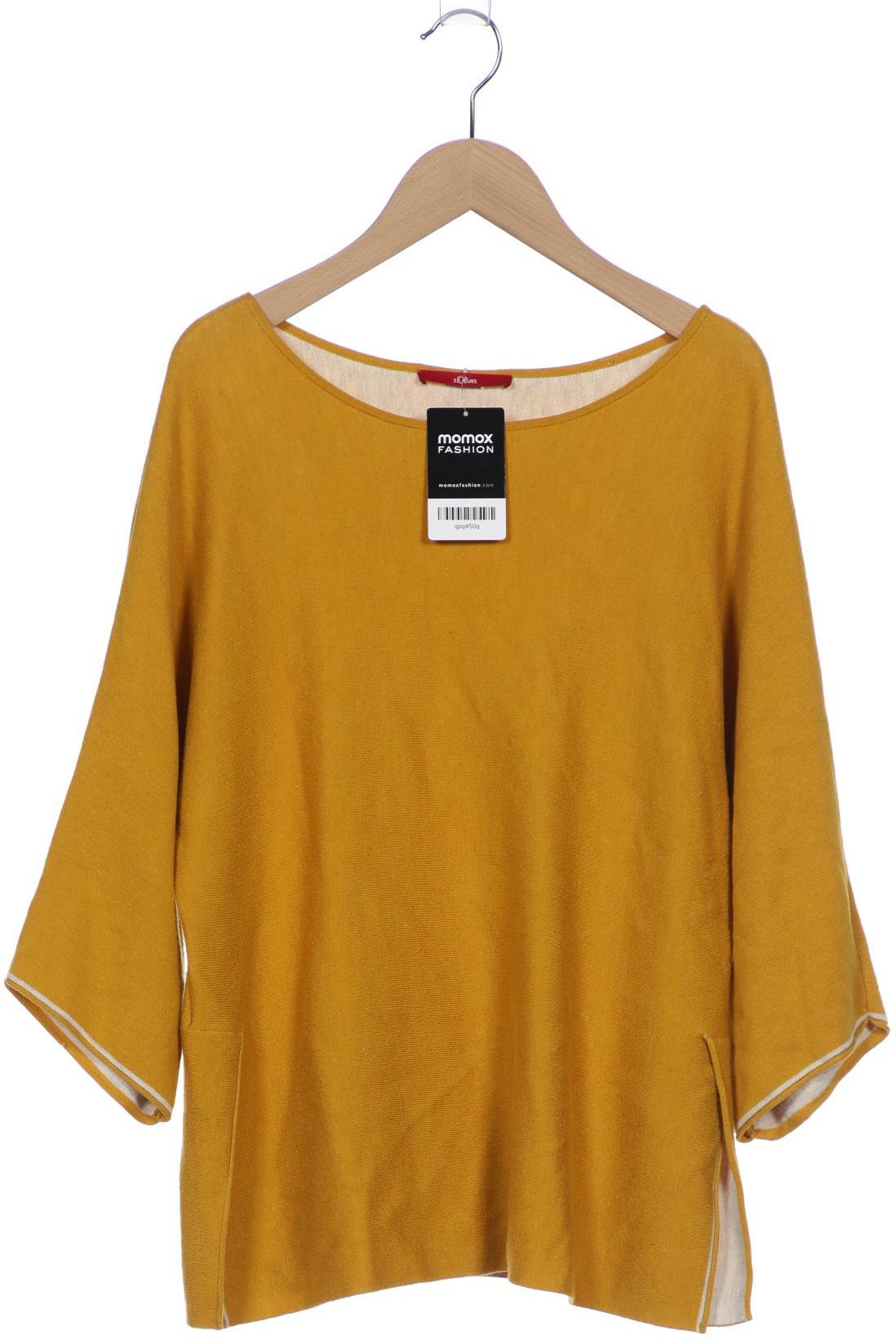 

s.Oliver Damen Pullover, gelb, Gr. 36