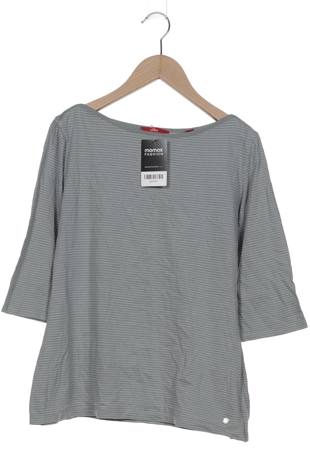 

s.Oliver Damen Langarmshirt, grau, Gr. 40