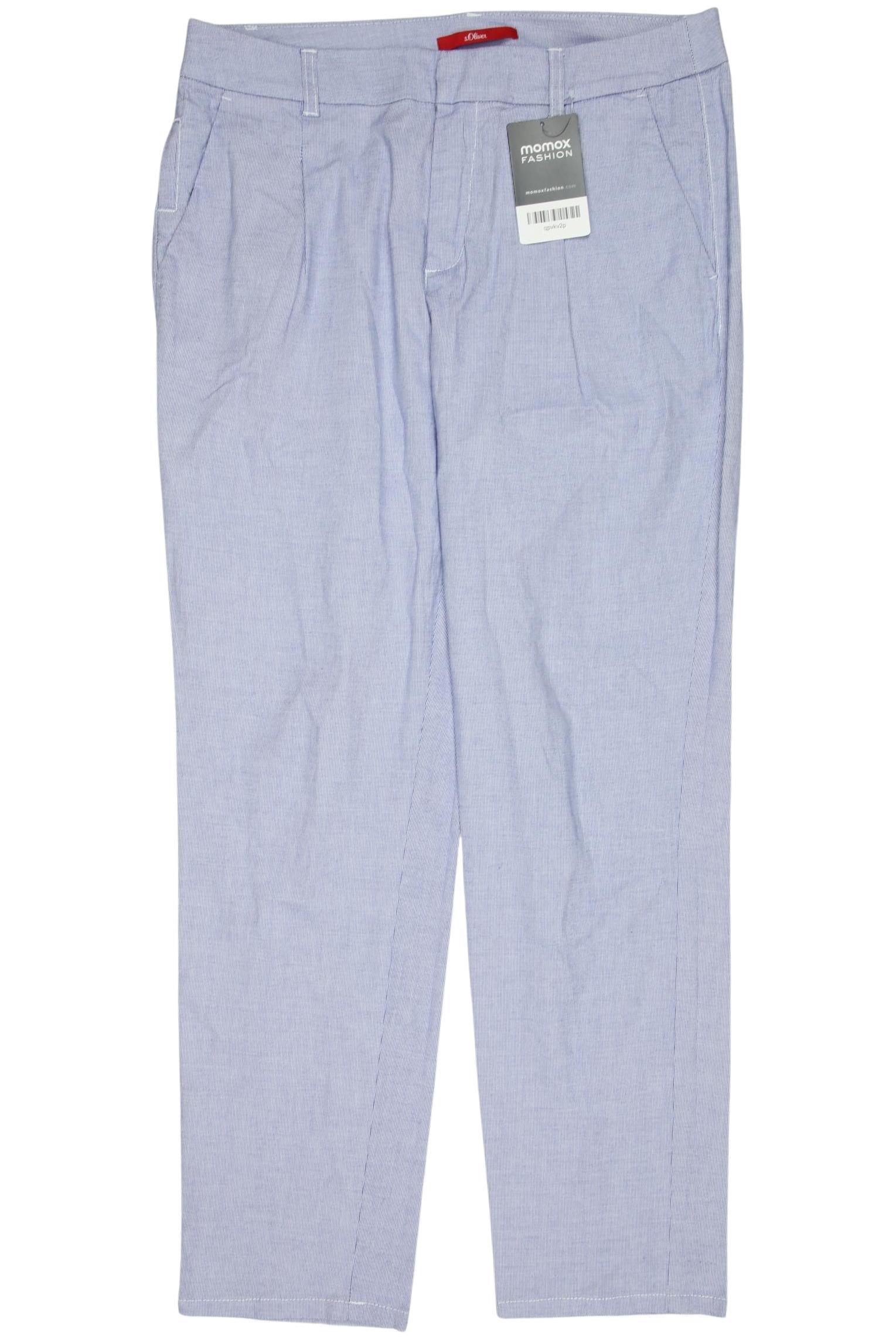 

s.Oliver Damen Stoffhose, blau, Gr. 34