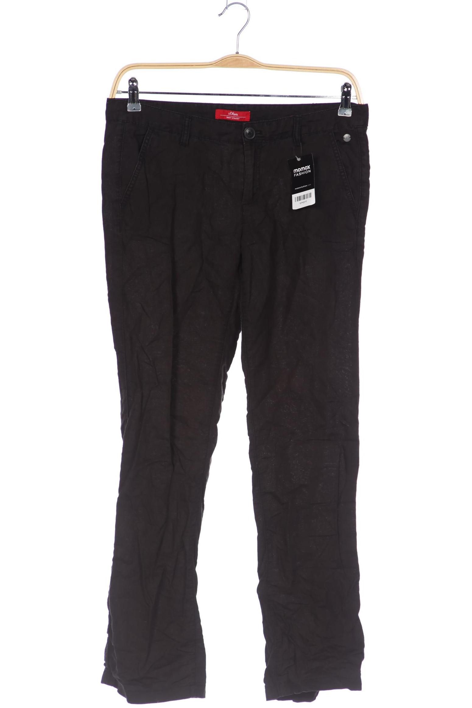 

s.Oliver Damen Stoffhose, schwarz
