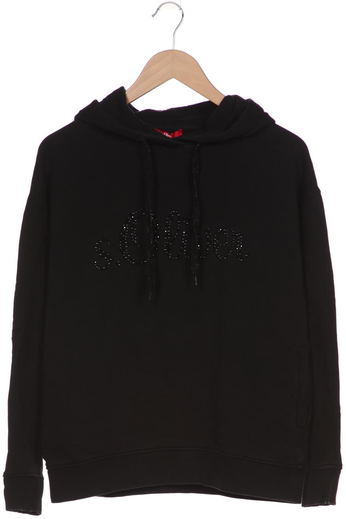 

s.Oliver Damen Kapuzenpullover, schwarz, Gr. 36