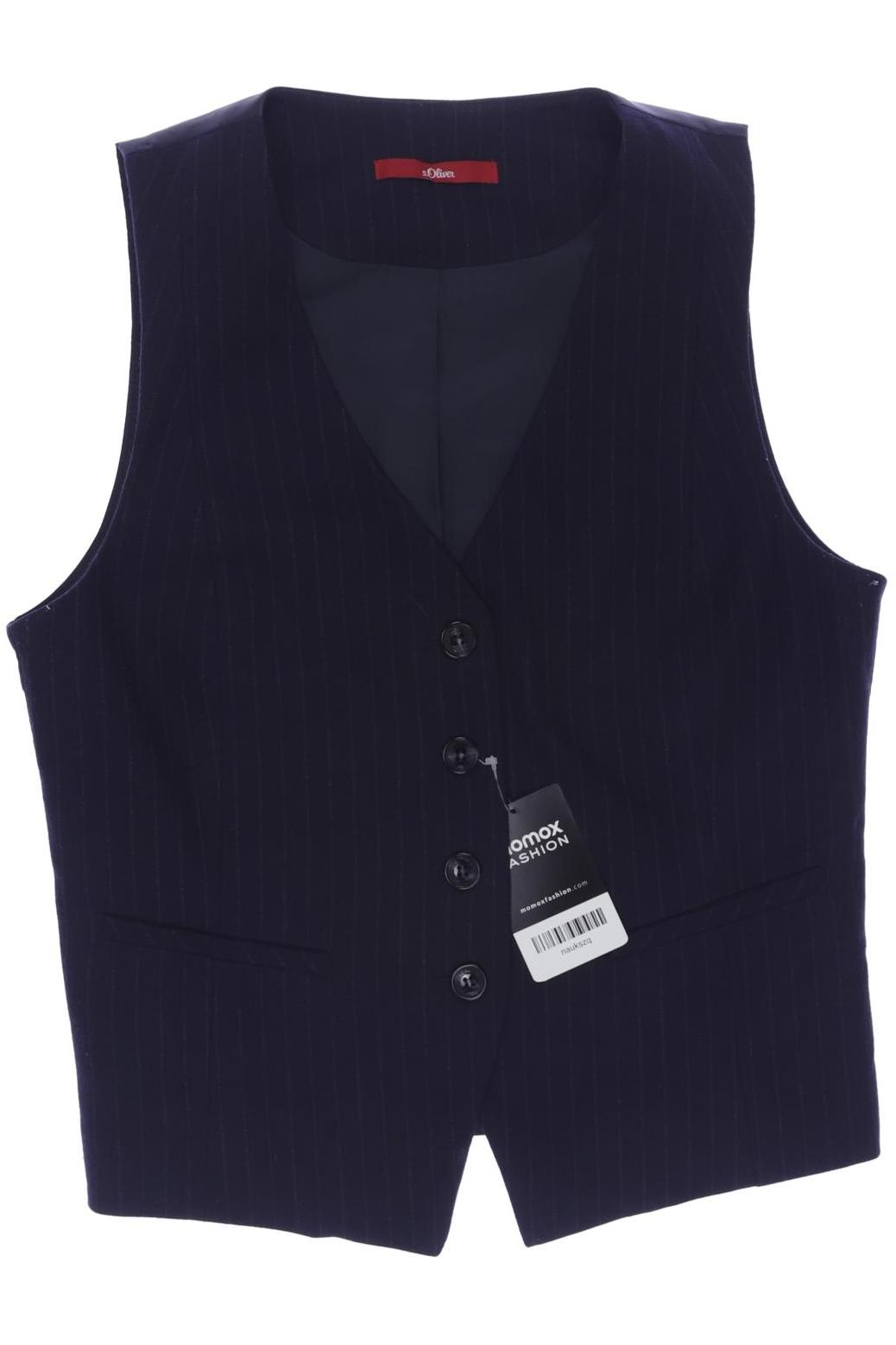 

s.Oliver Damen Weste, marineblau, Gr. 36