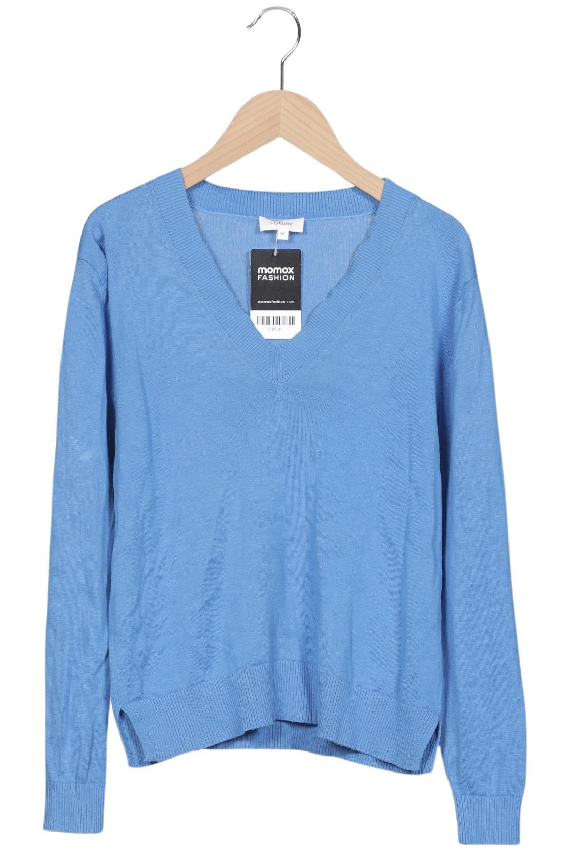 

s.Oliver Damen Pullover, hellblau, Gr. 34
