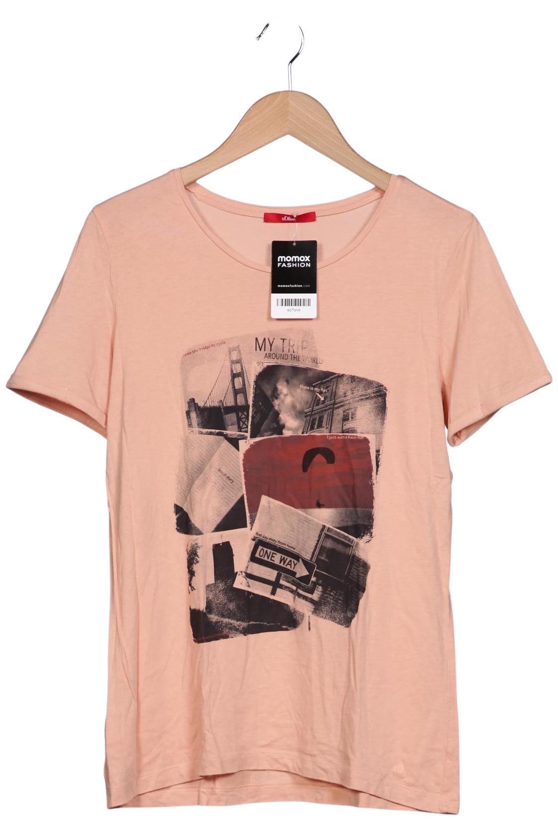 

s.Oliver Damen T-Shirt, pink, Gr. 38