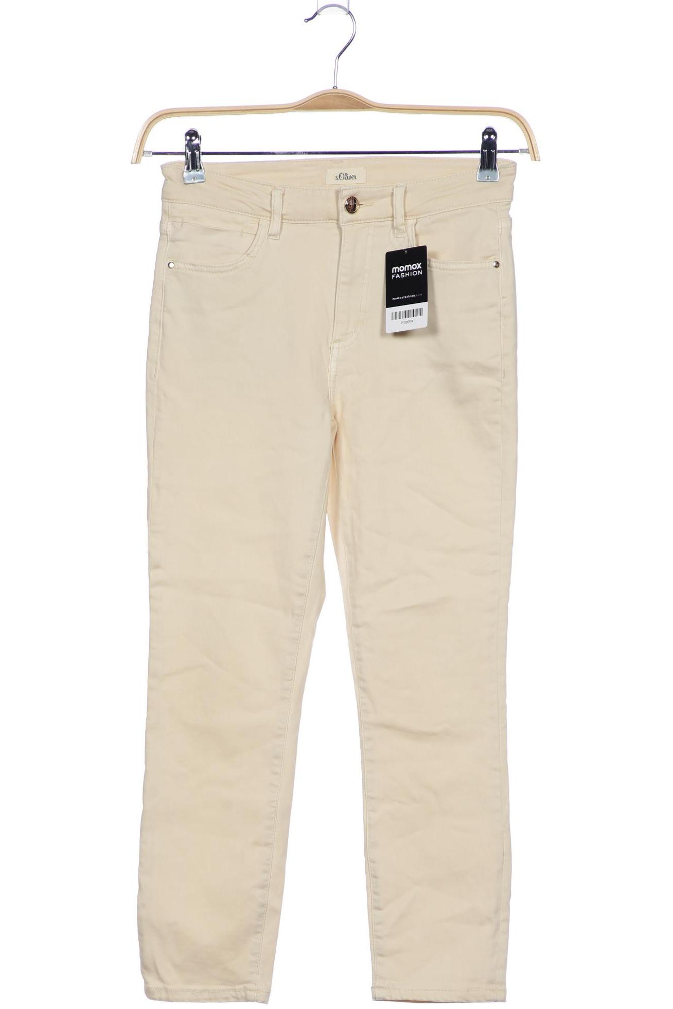 

s.Oliver Damen Stoffhose, cremeweiß, Gr. 34