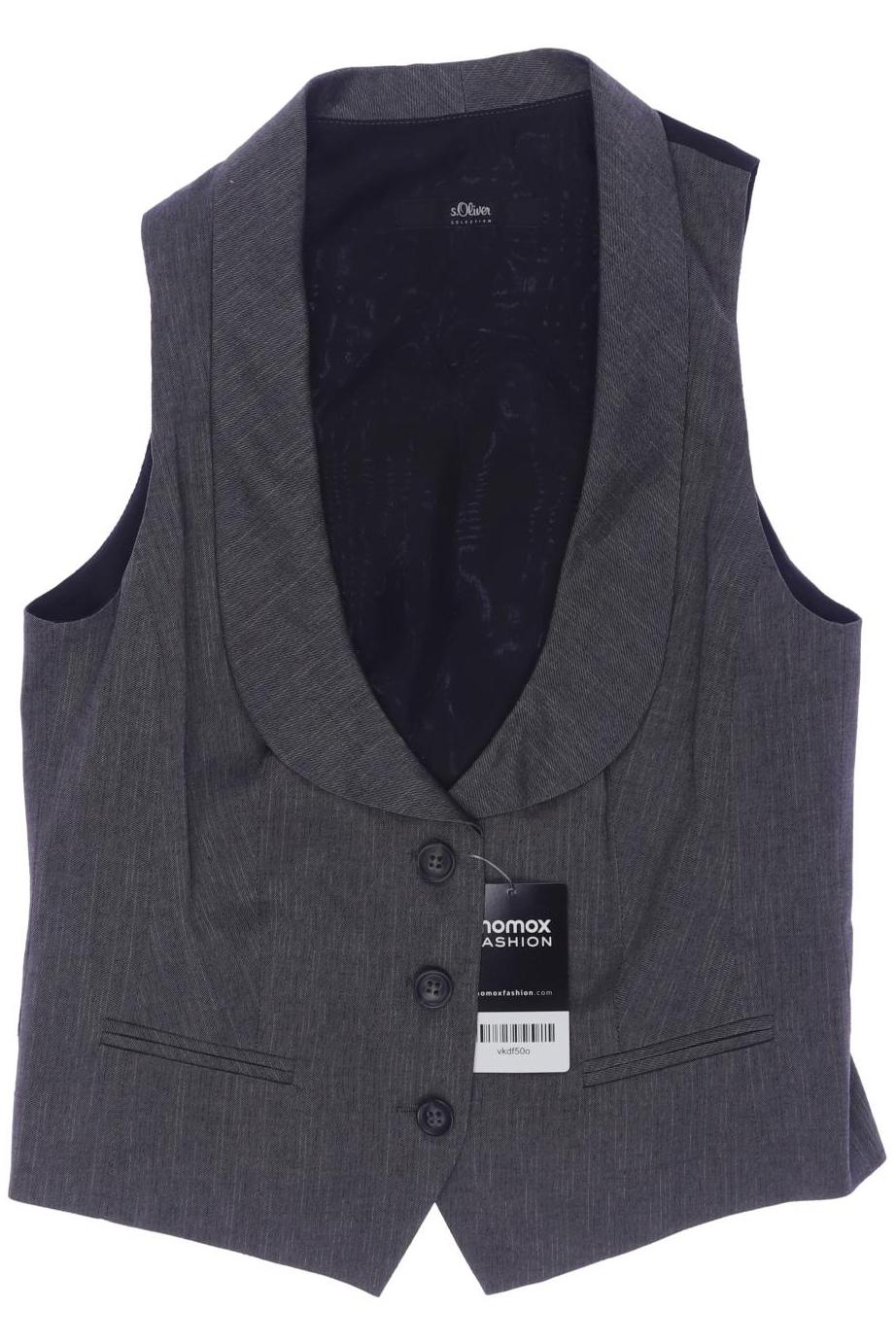 

s.Oliver Damen Weste, grau, Gr. 36