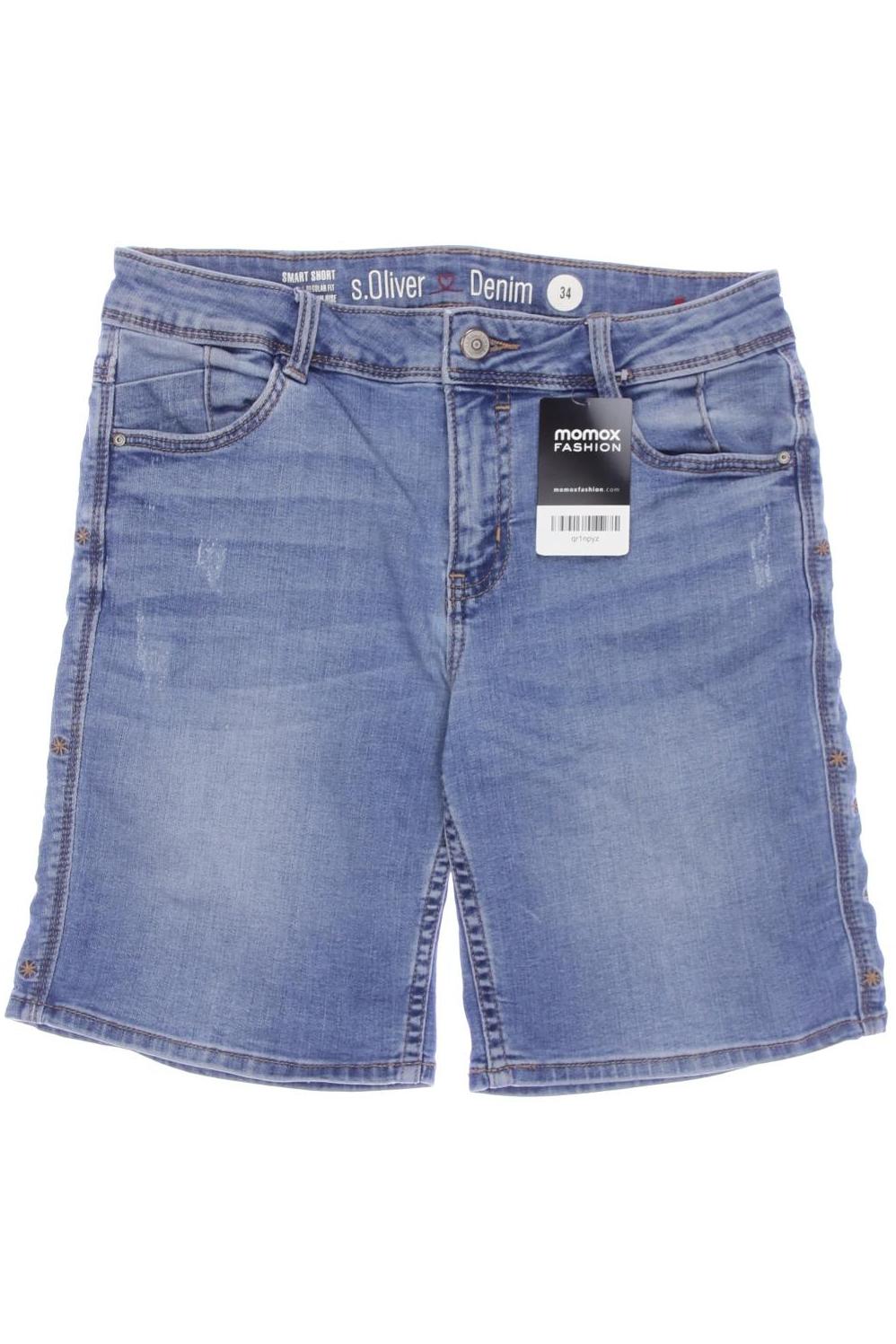 

s.Oliver Damen Shorts, blau, Gr. 34