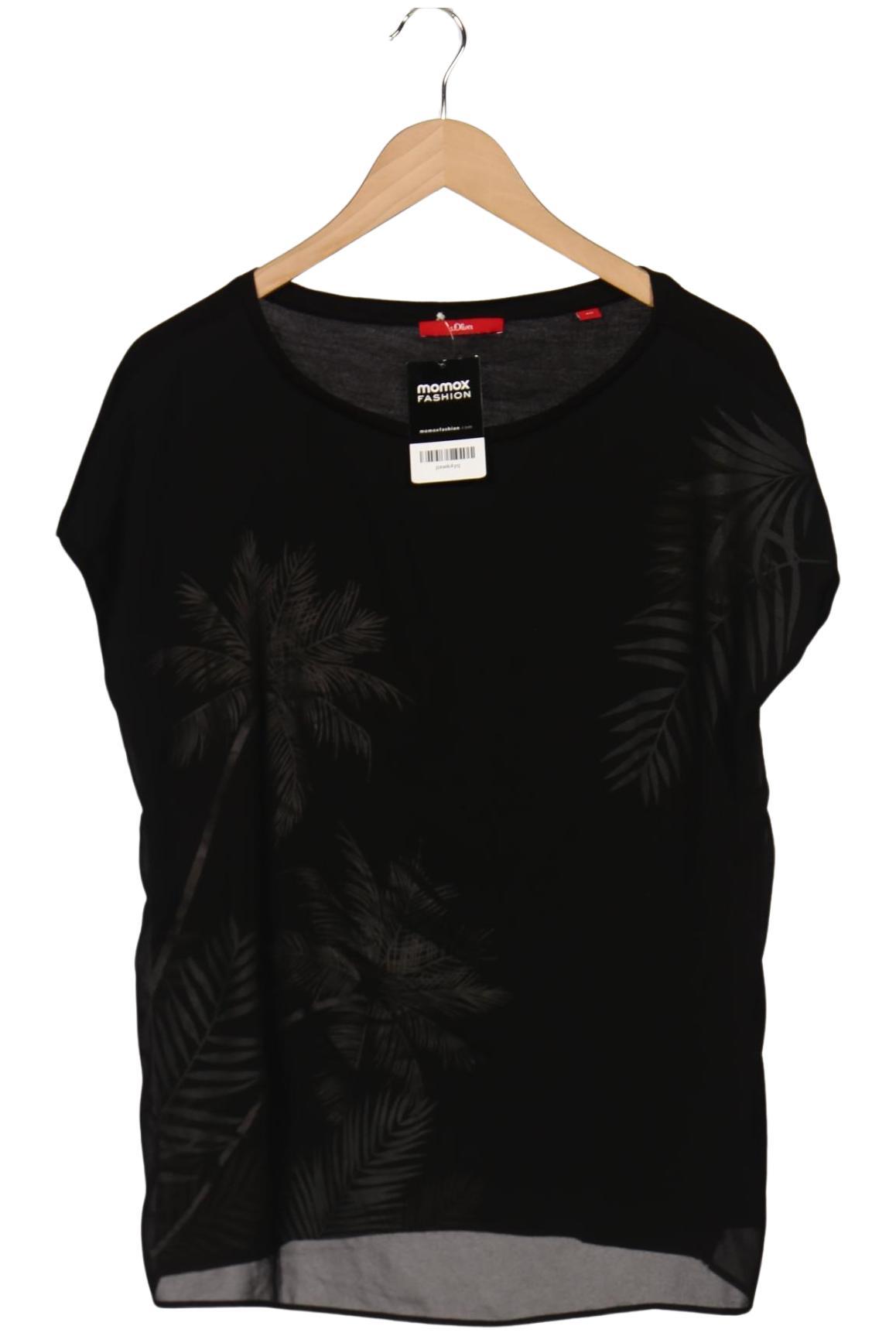 

s.Oliver Damen T-Shirt, schwarz, Gr. 40