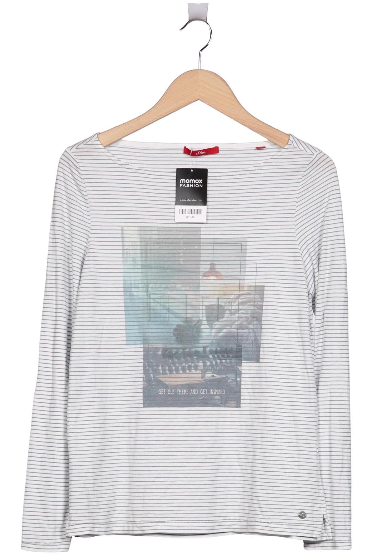 

s.Oliver Damen Langarmshirt, mehrfarbig, Gr. 40