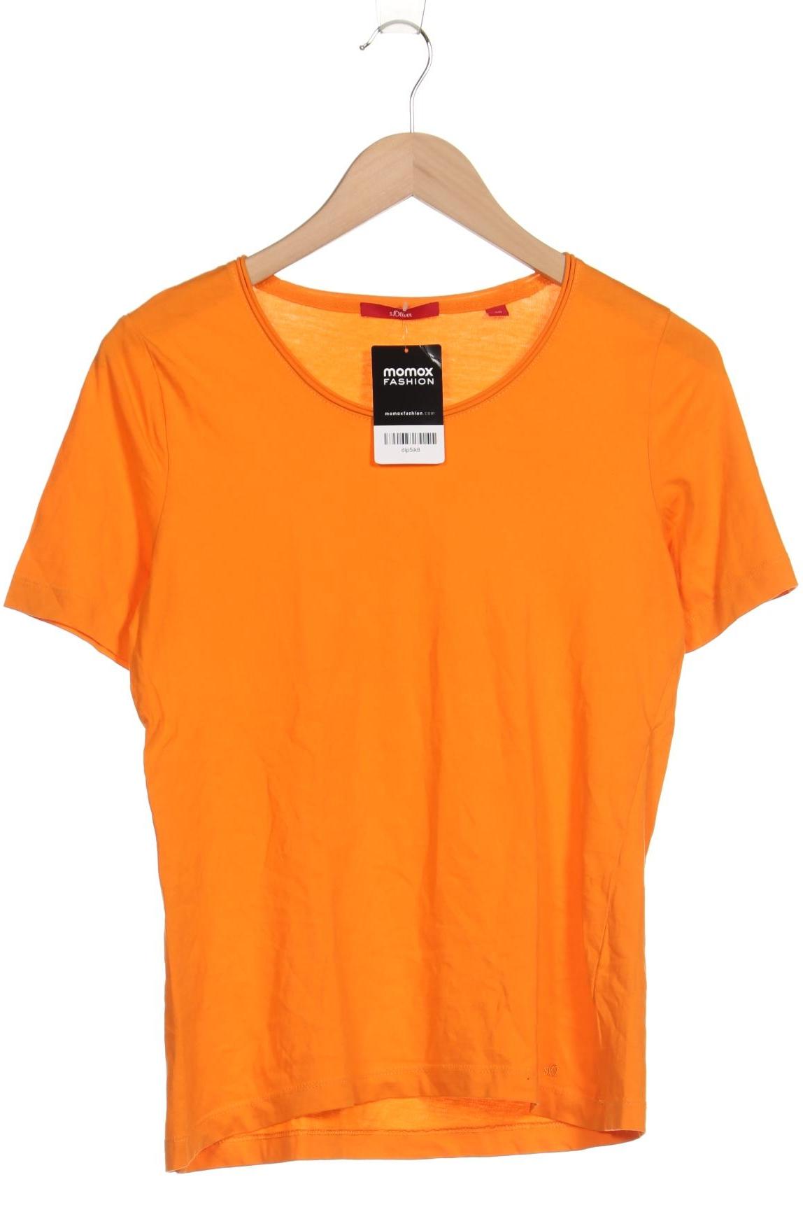 

s.Oliver Damen T-Shirt, orange, Gr. 40