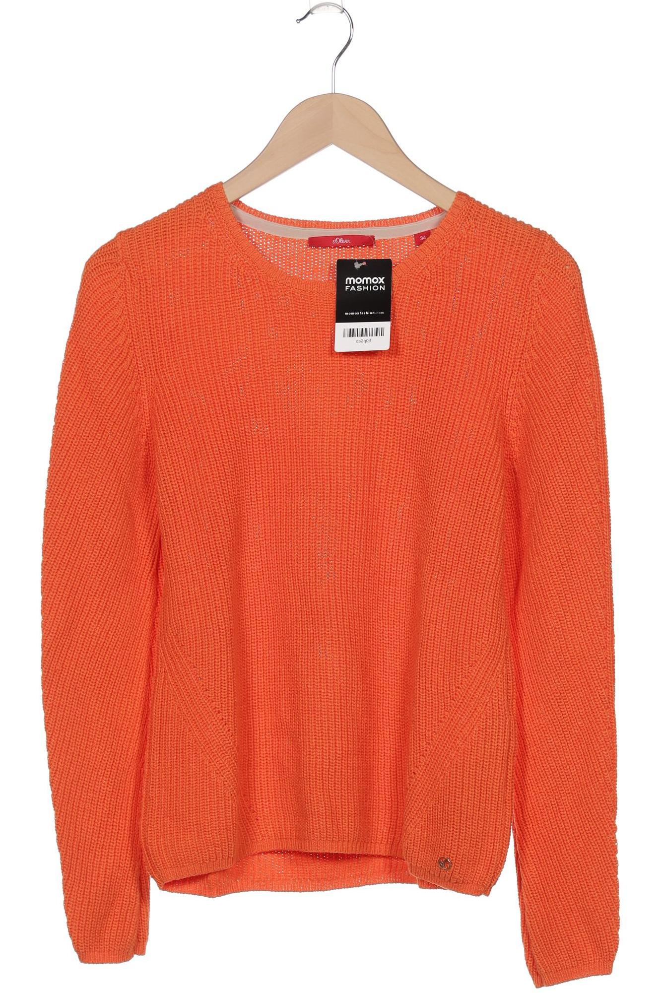 

s.Oliver Damen Pullover, orange, Gr. 34