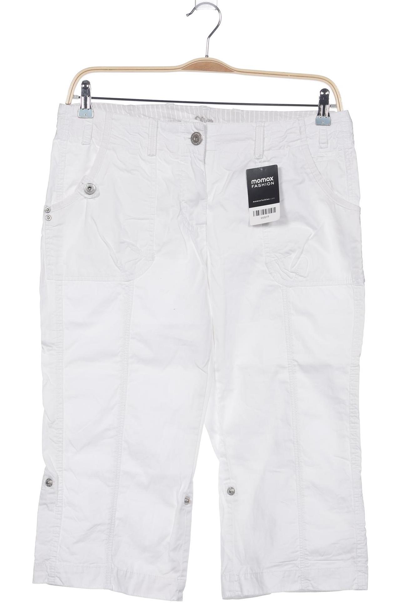 

s.Oliver Damen Stoffhose, weiß, Gr. 42