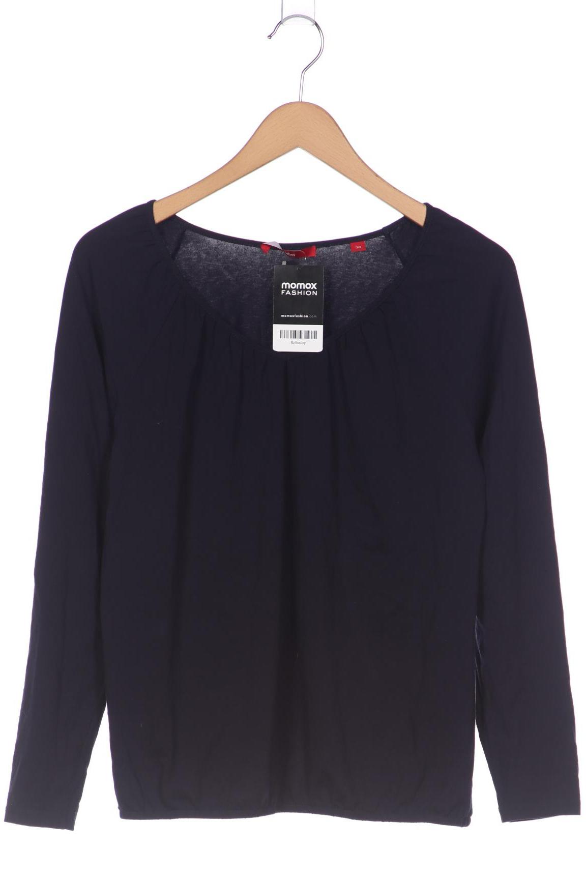 

s.Oliver Damen Langarmshirt, marineblau, Gr. 38