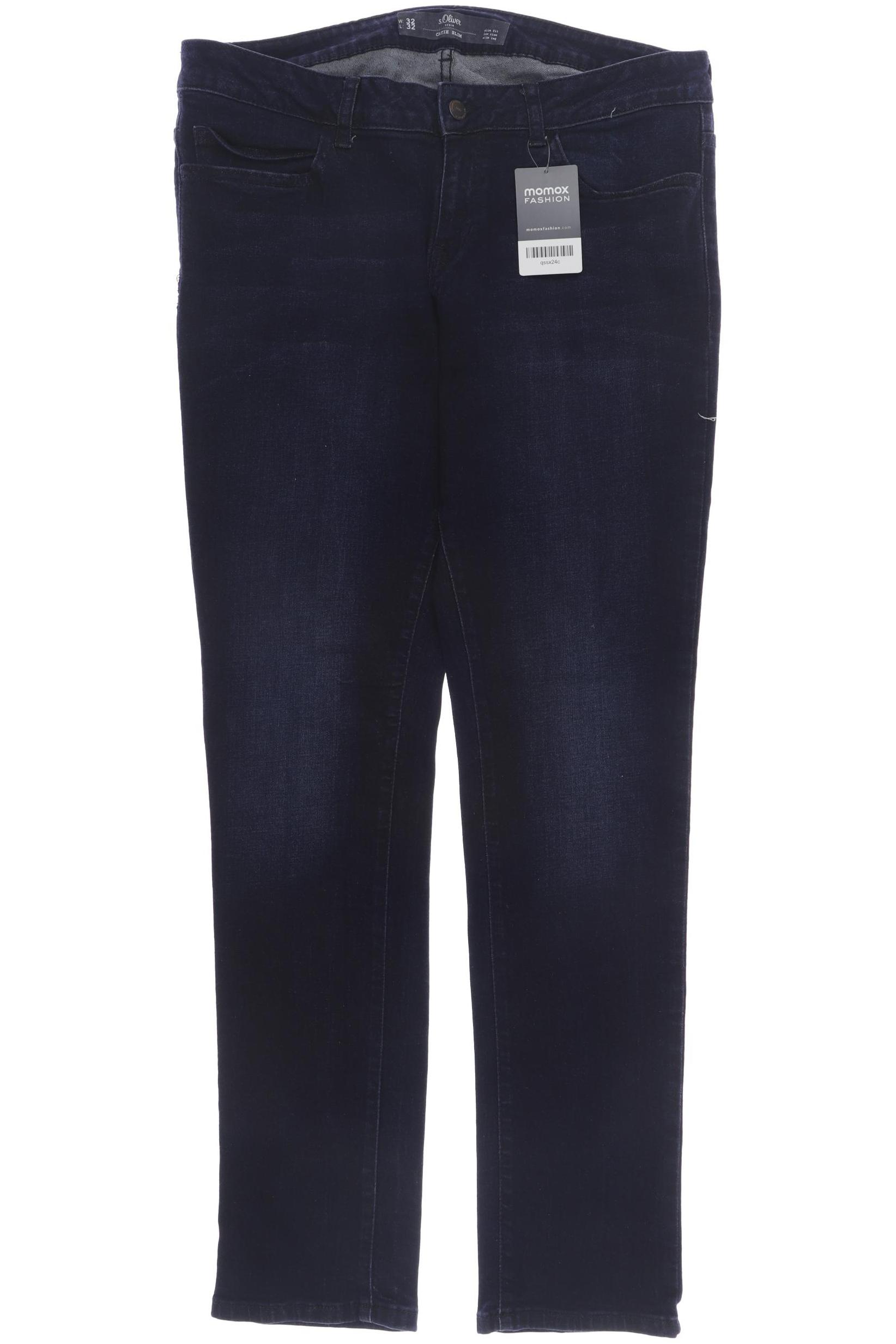 

s.Oliver Damen Jeans, marineblau