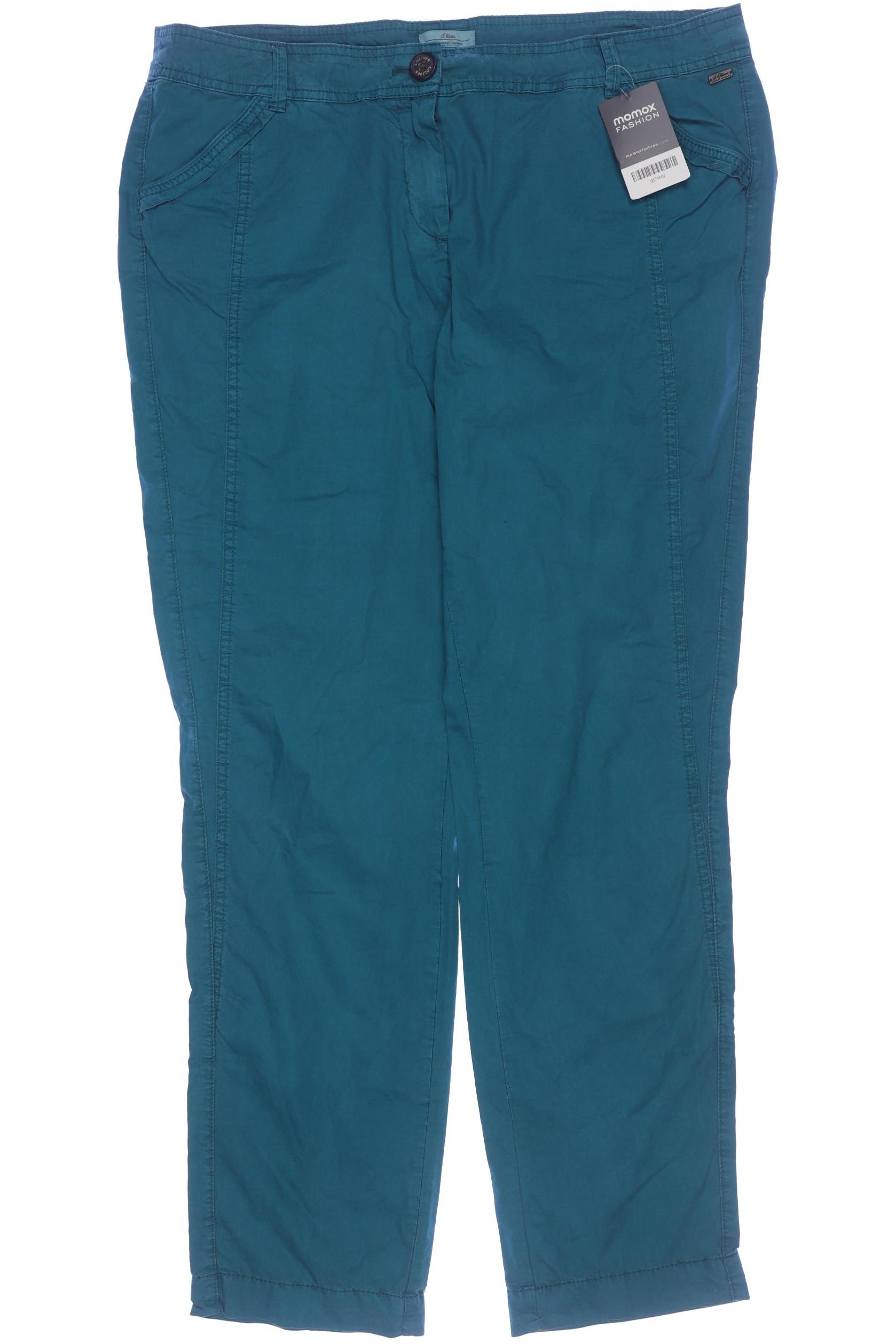 

s.Oliver Damen Stoffhose, türkis, Gr. 44