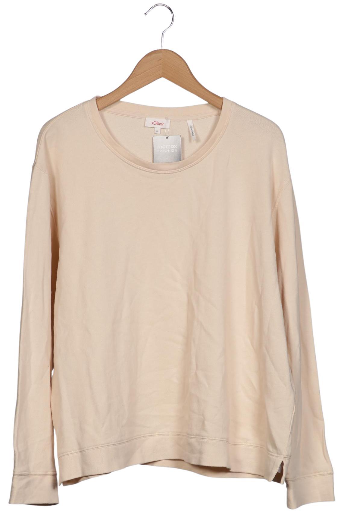 

s.Oliver Damen Sweatshirt, beige, Gr. 46