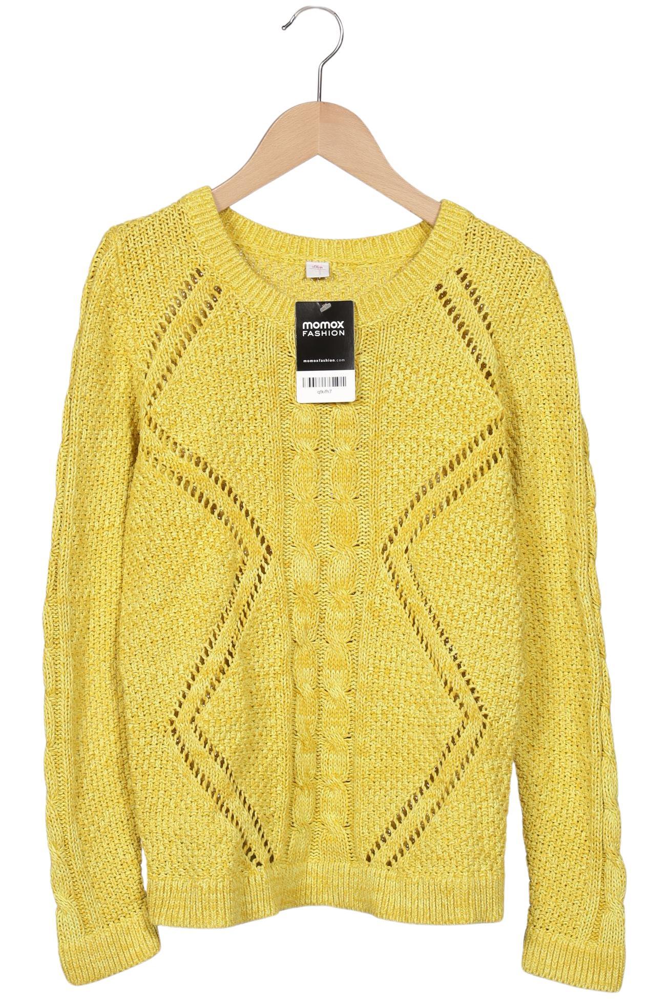 

s.Oliver Damen Pullover, gelb, Gr. 40
