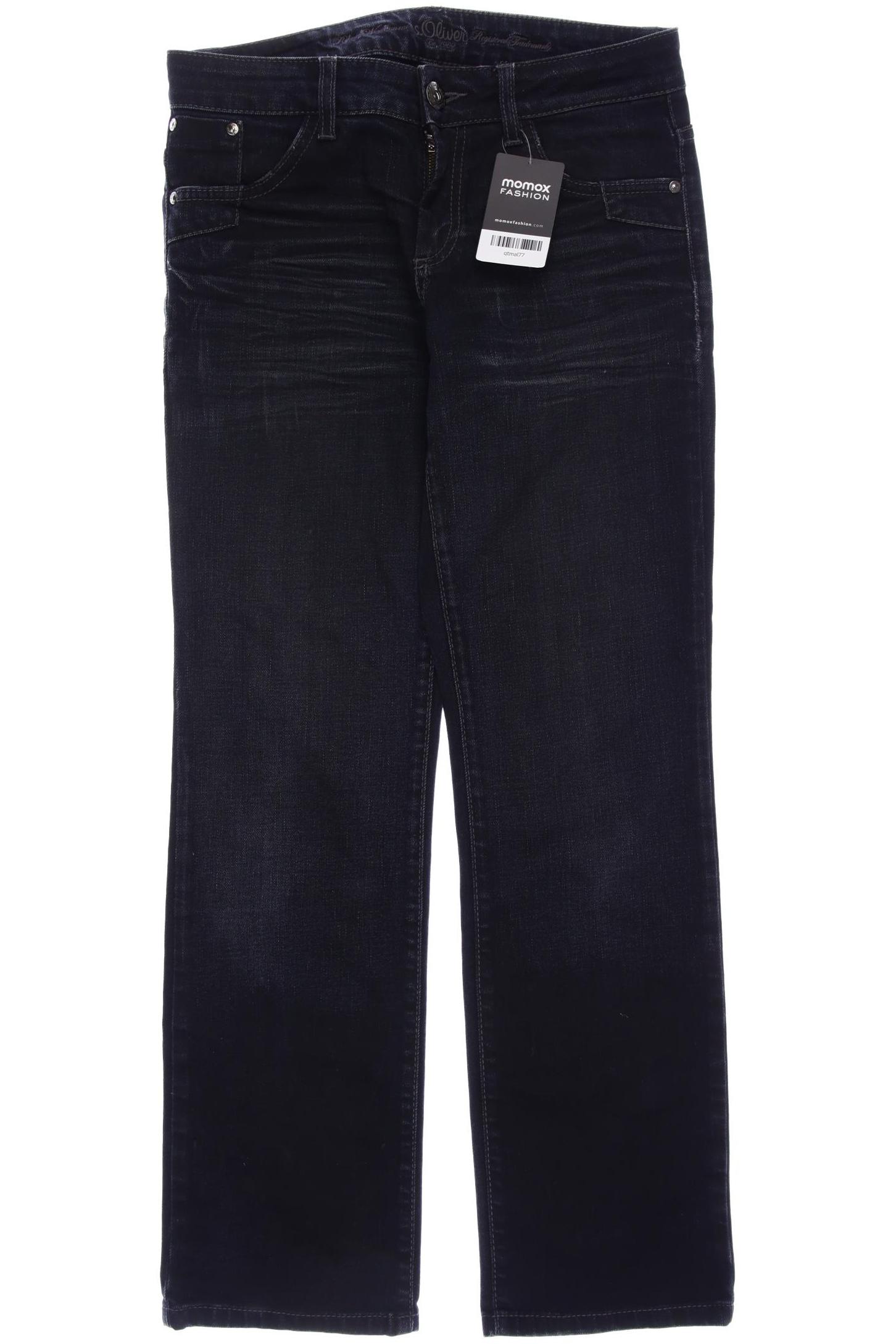 

s.Oliver Damen Jeans, marineblau