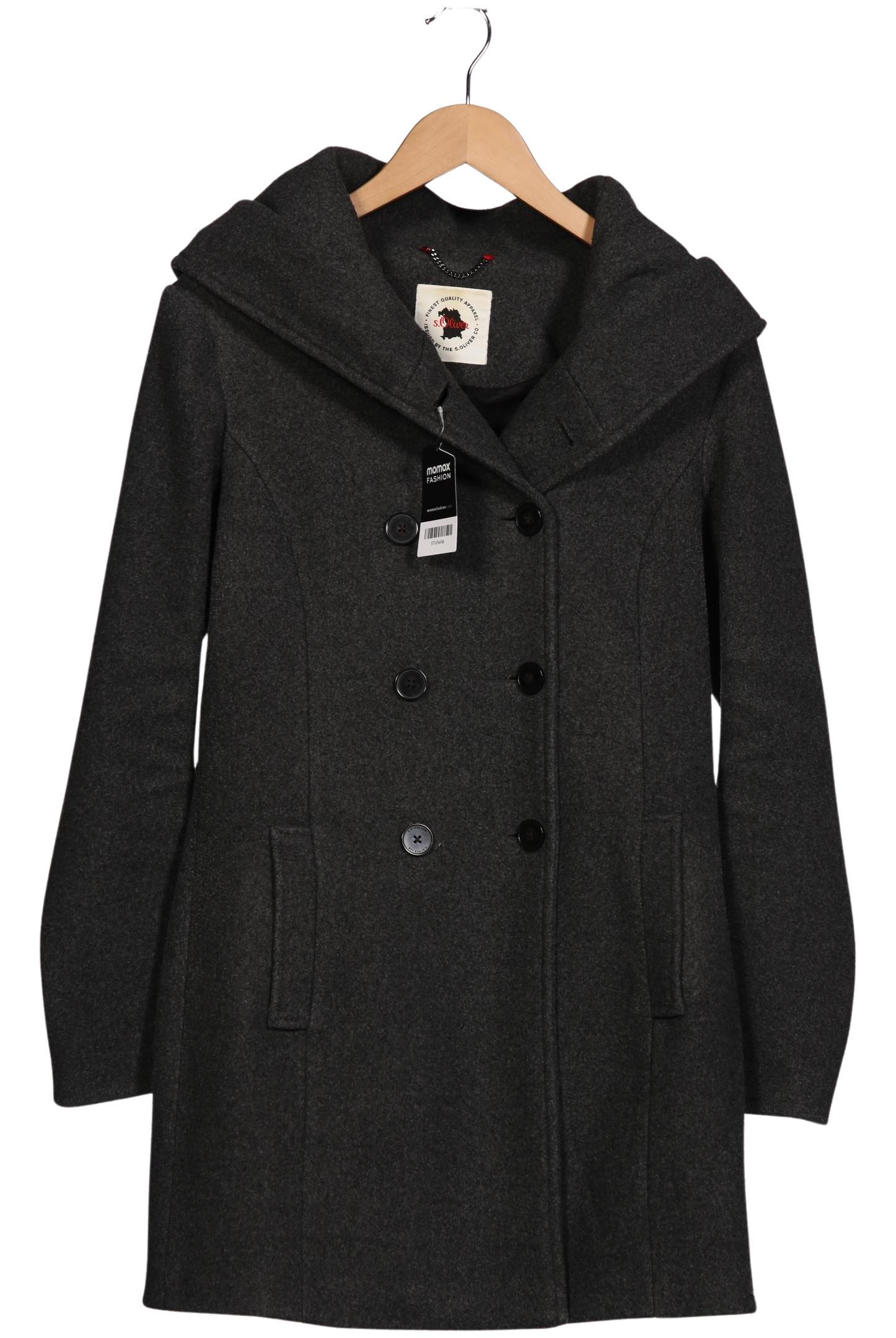 

s.Oliver Damen Mantel, grau, Gr. 38