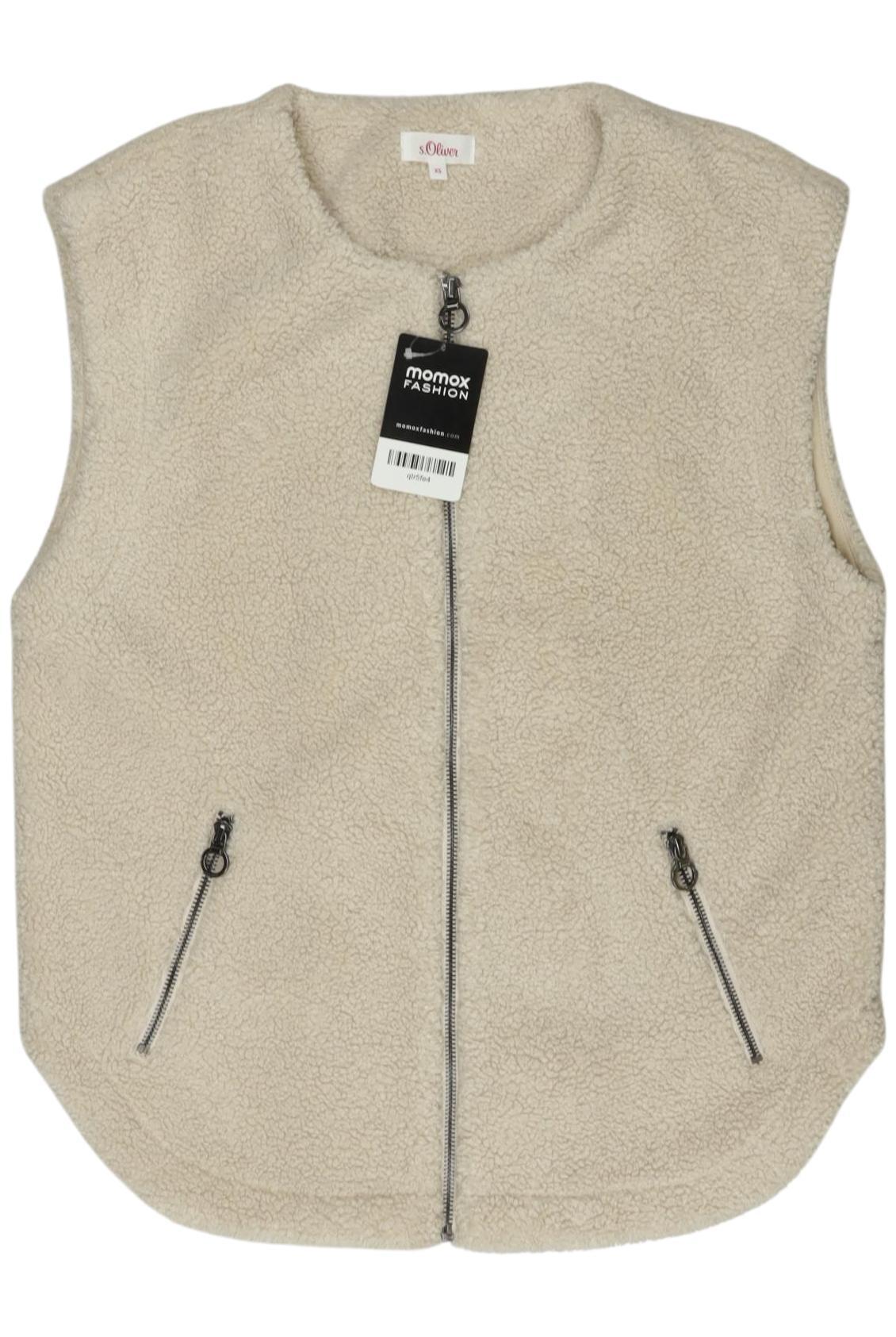 

s.Oliver Damen Weste, beige, Gr. 34