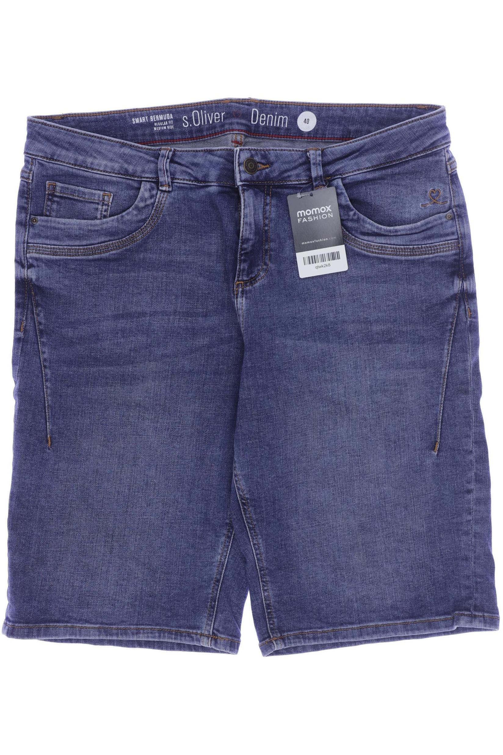 

s.Oliver Damen Shorts, blau, Gr. 40