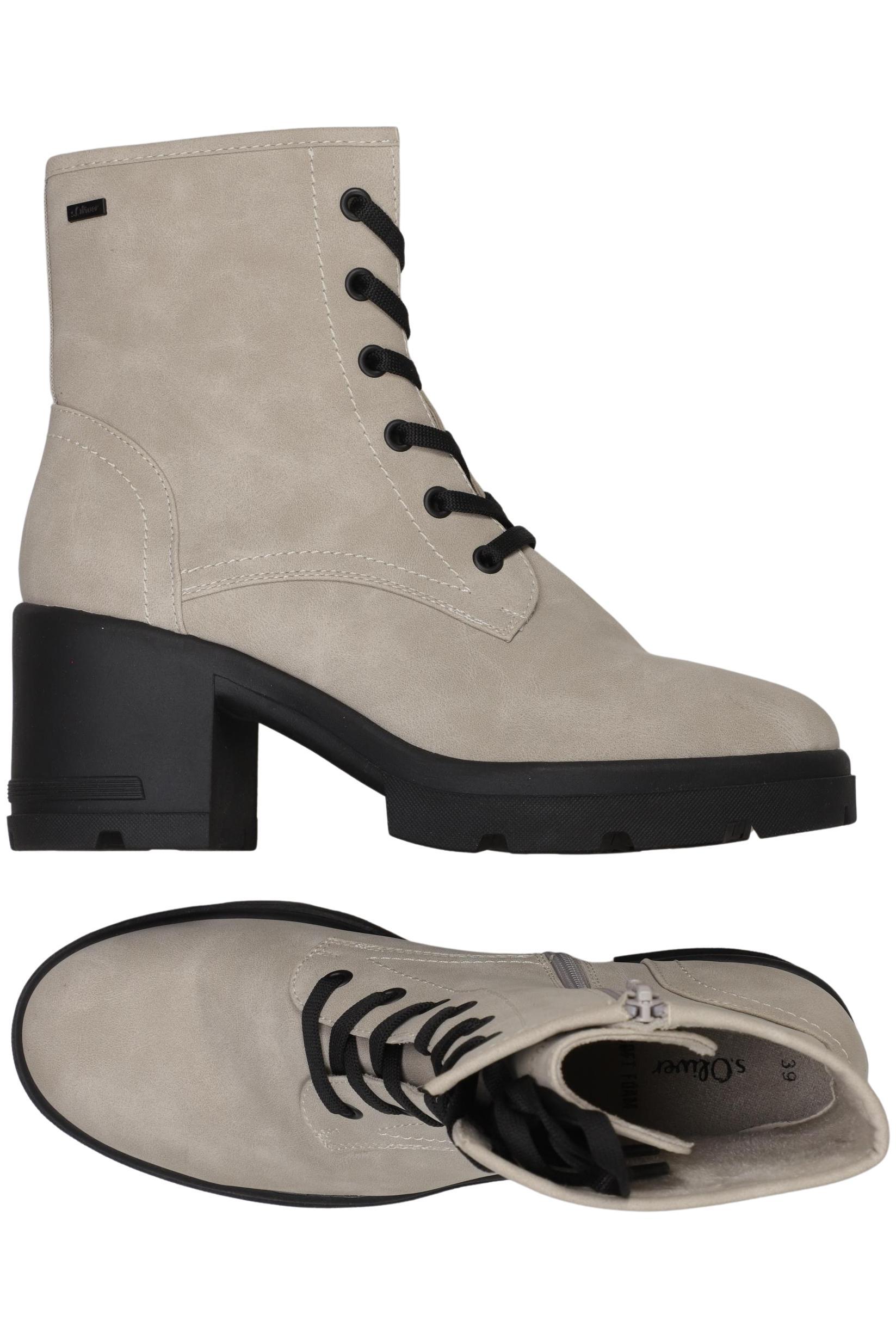

s.Oliver Damen Stiefelette, beige, Gr. 39