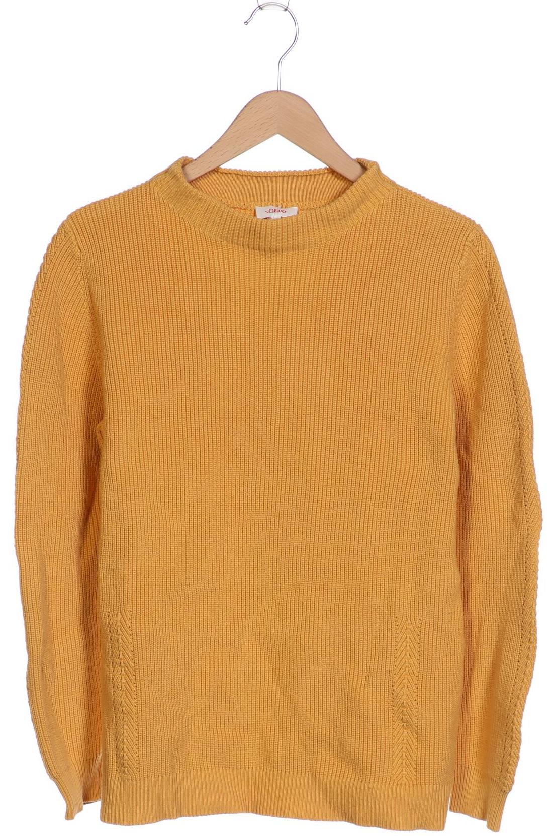 

s.Oliver Damen Pullover, gelb, Gr. 42