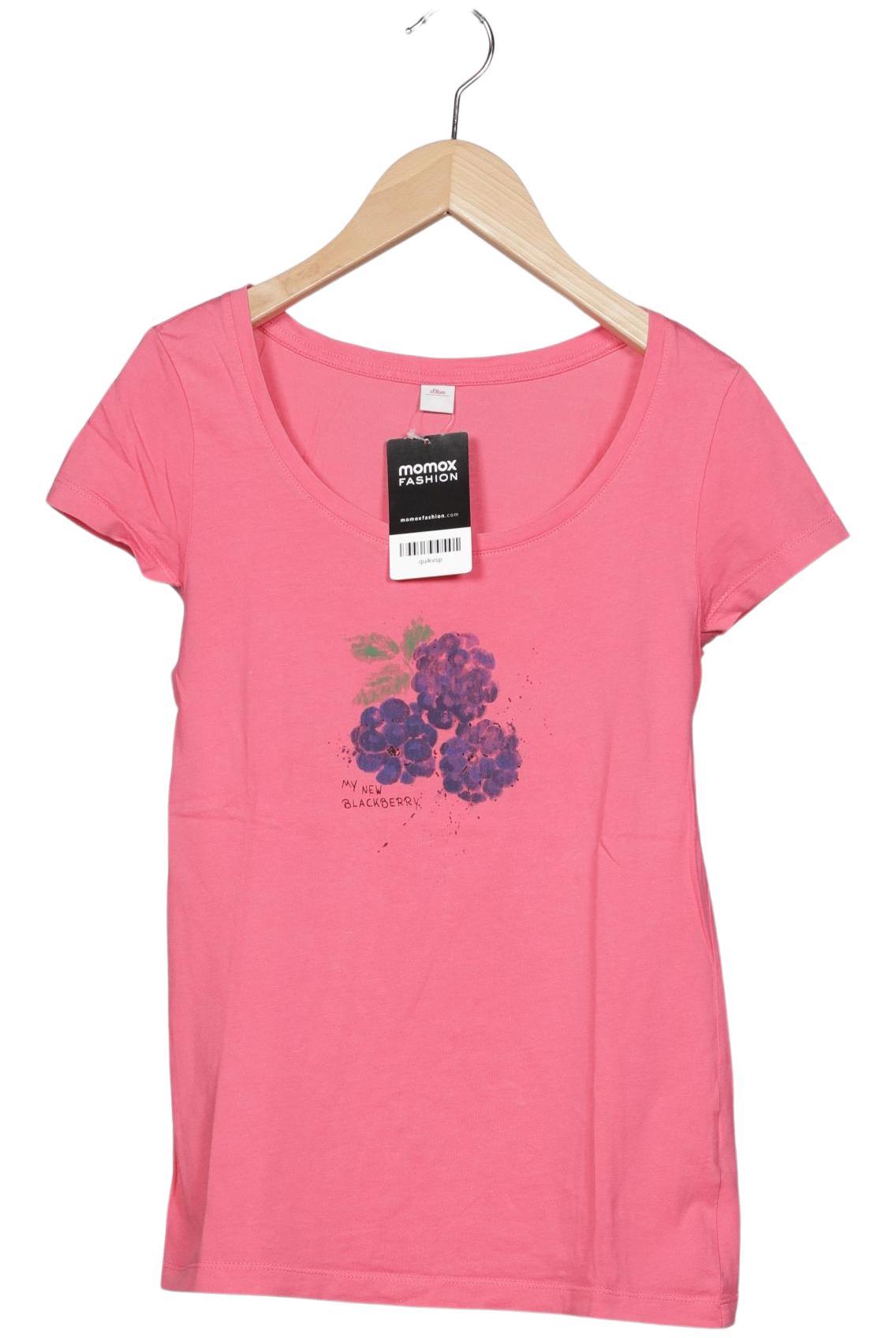 

s.Oliver Damen T-Shirt, pink, Gr. 34