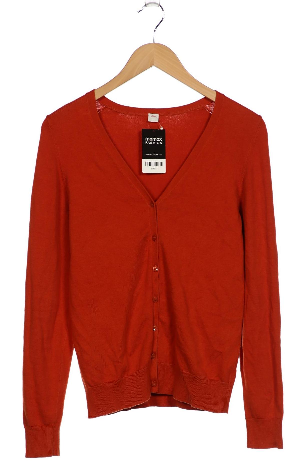 

s.Oliver Damen Strickjacke, rot, Gr. 38