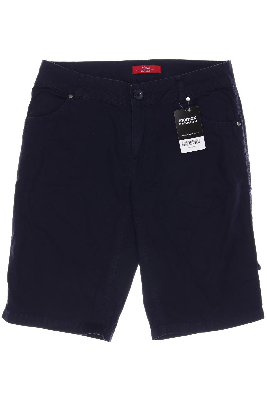 

s.Oliver Damen Shorts, marineblau