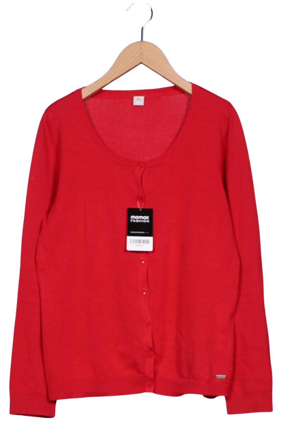 

s.Oliver Damen Strickjacke, rot, Gr. 40
