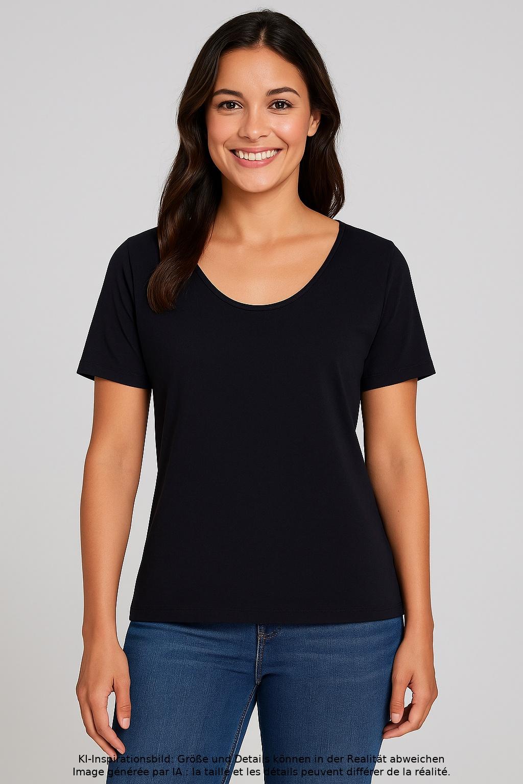 

s.Oliver Damen T-Shirt, marineblau, Gr. 40