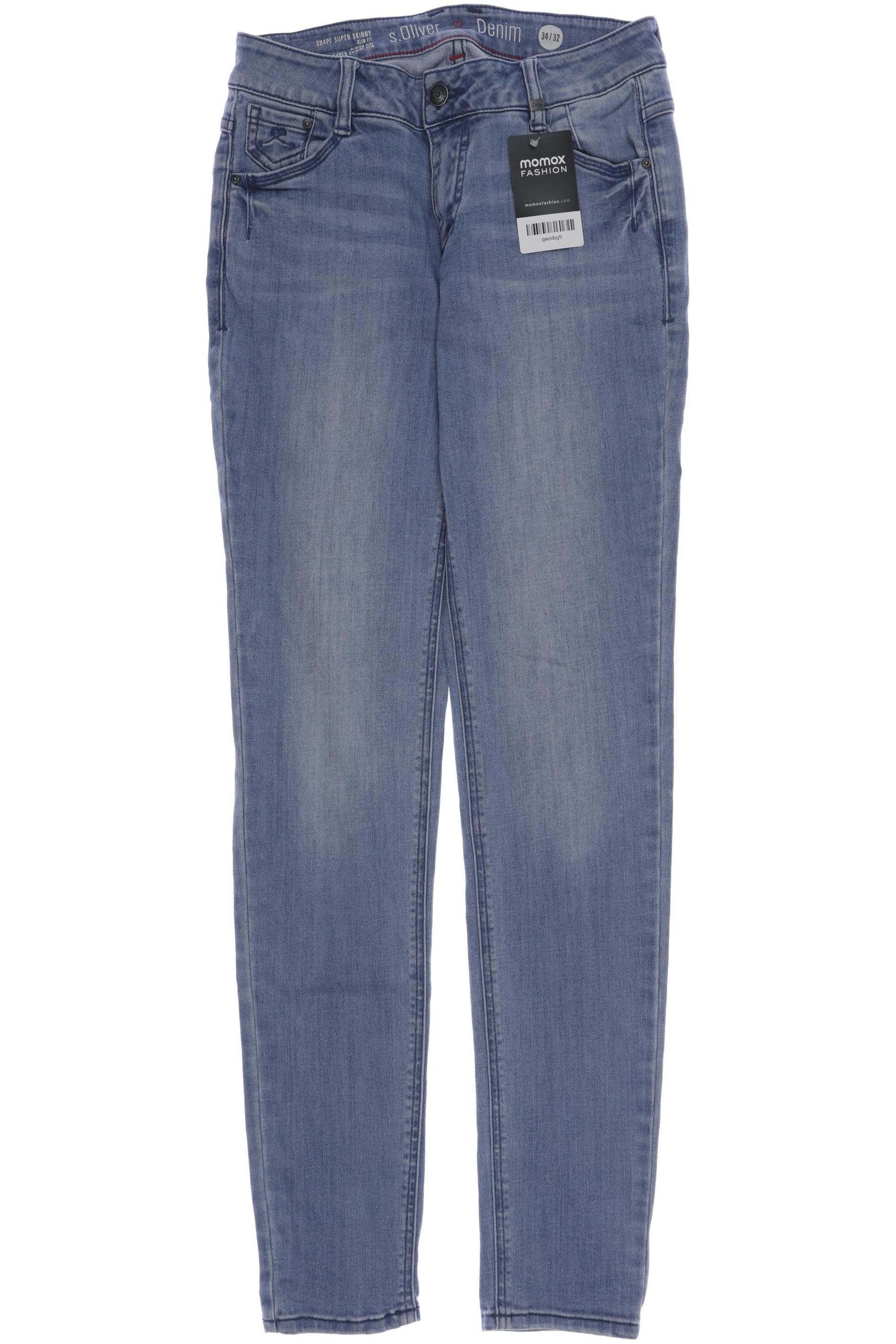 

s.Oliver Damen Jeans, blau