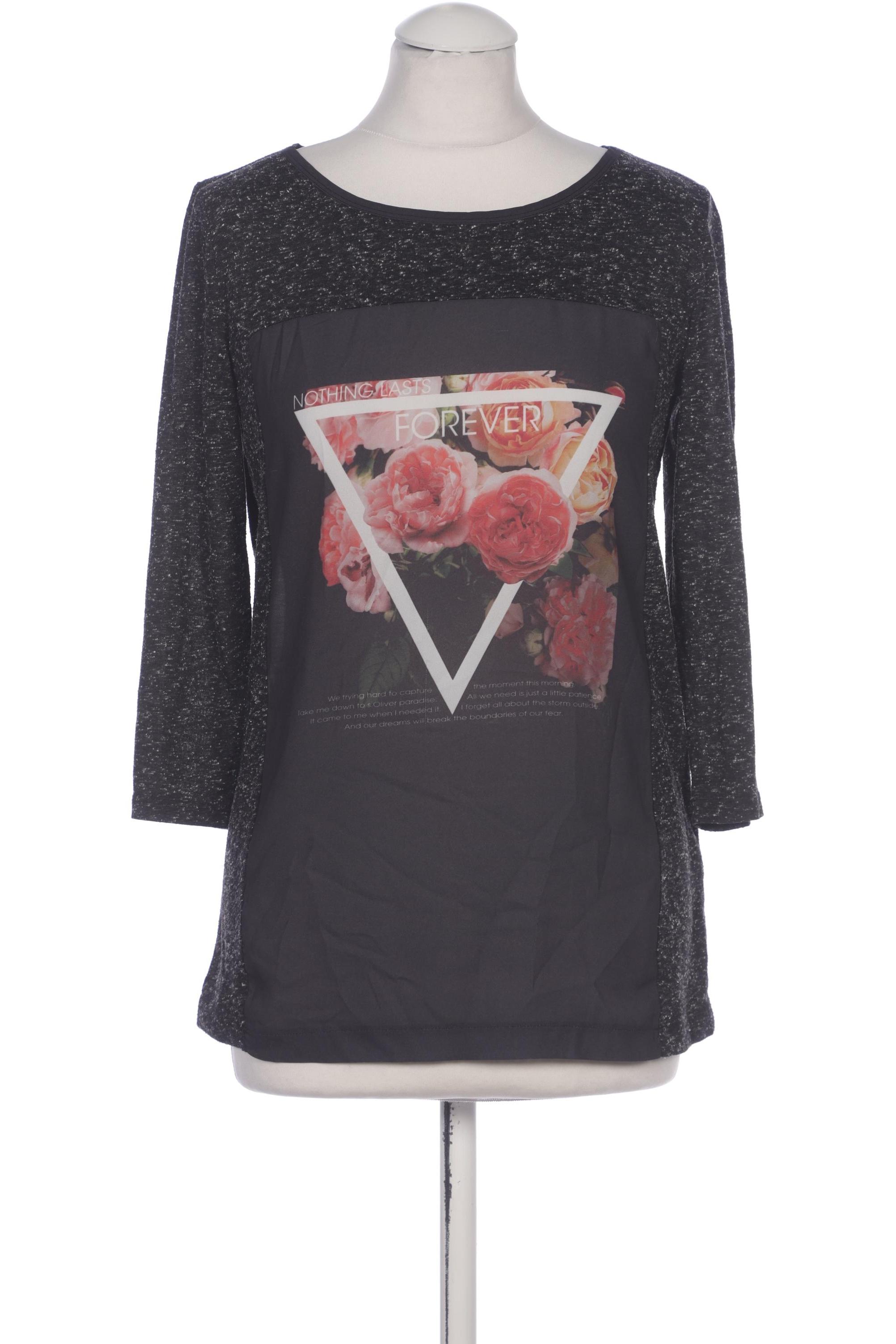 

s.Oliver Damen Langarmshirt, schwarz, Gr. 36