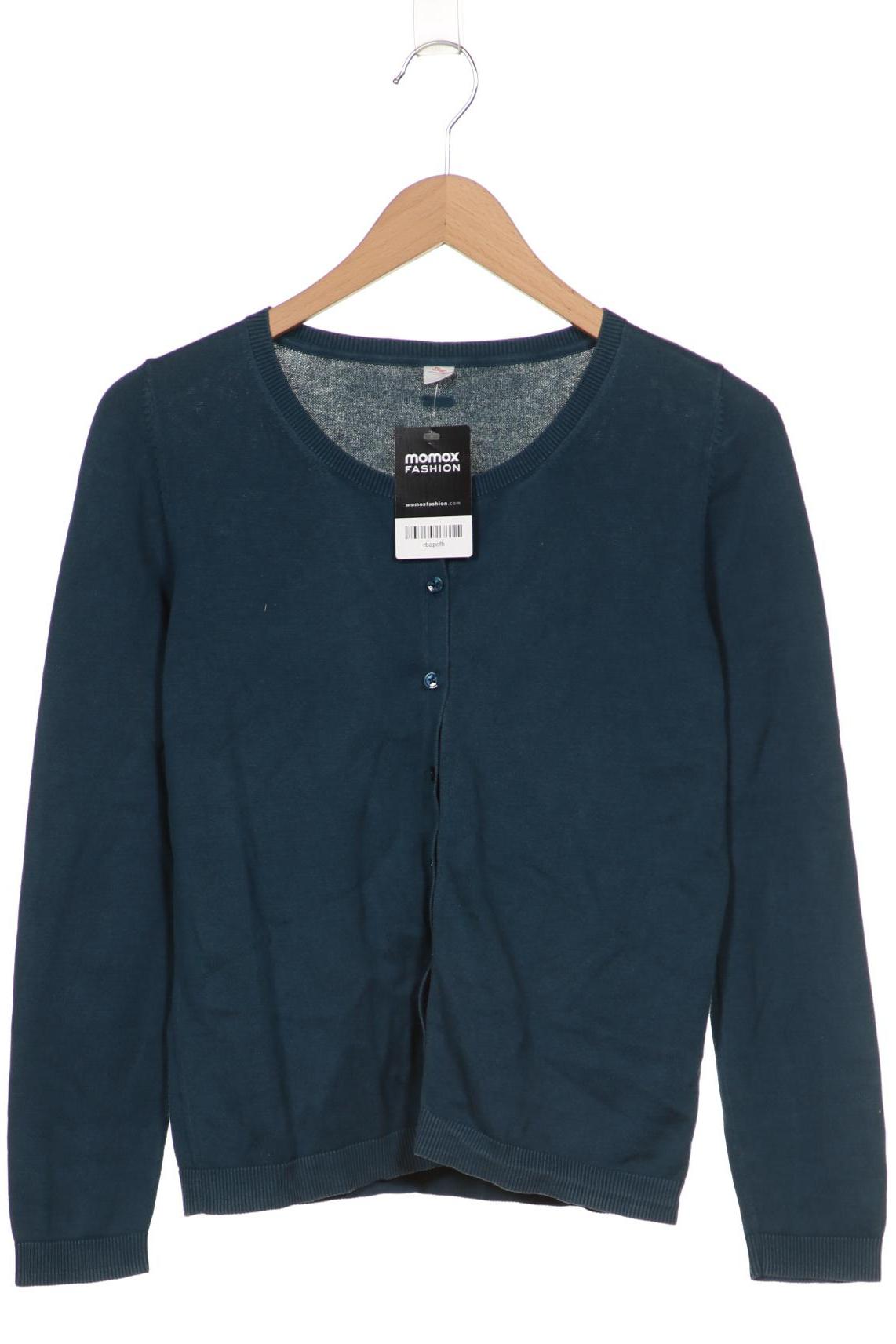 

s.Oliver Damen Strickjacke, blau, Gr. 38