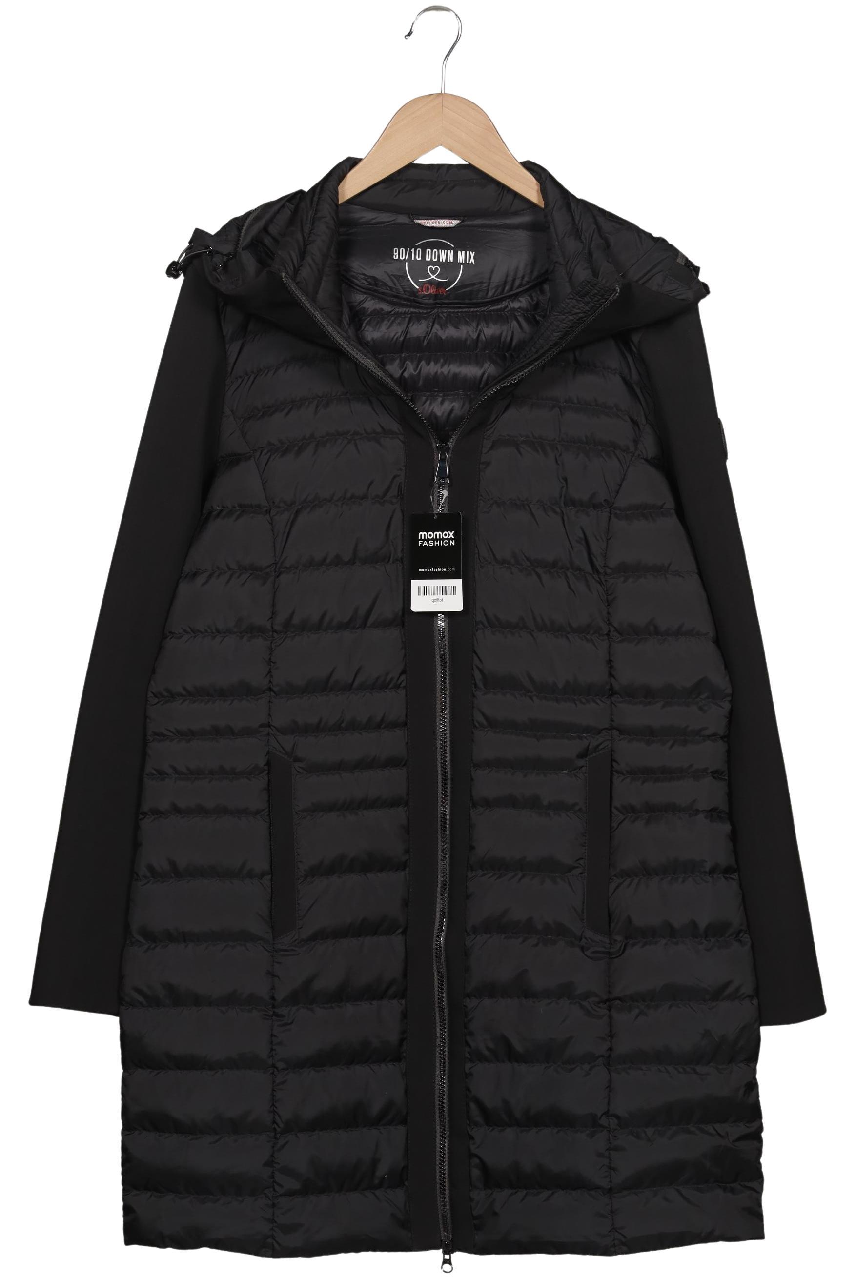 

s.Oliver Damen Mantel, schwarz, Gr. 42