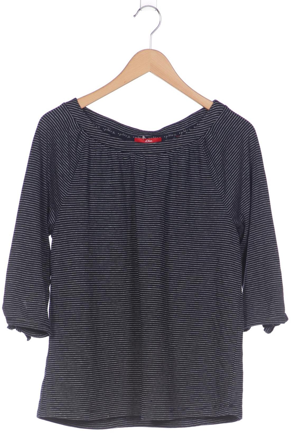 

s.Oliver Damen Langarmshirt, marineblau, Gr. 42