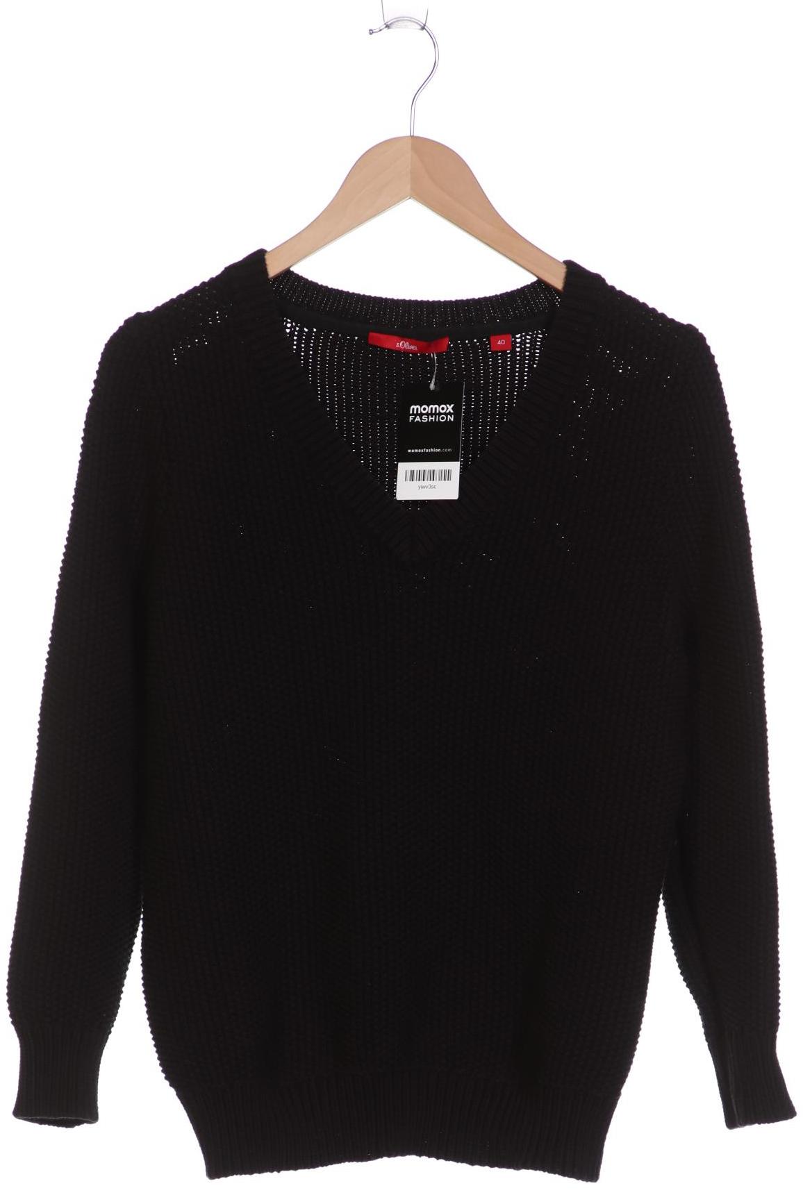 

s.Oliver Damen Pullover, schwarz, Gr. 40