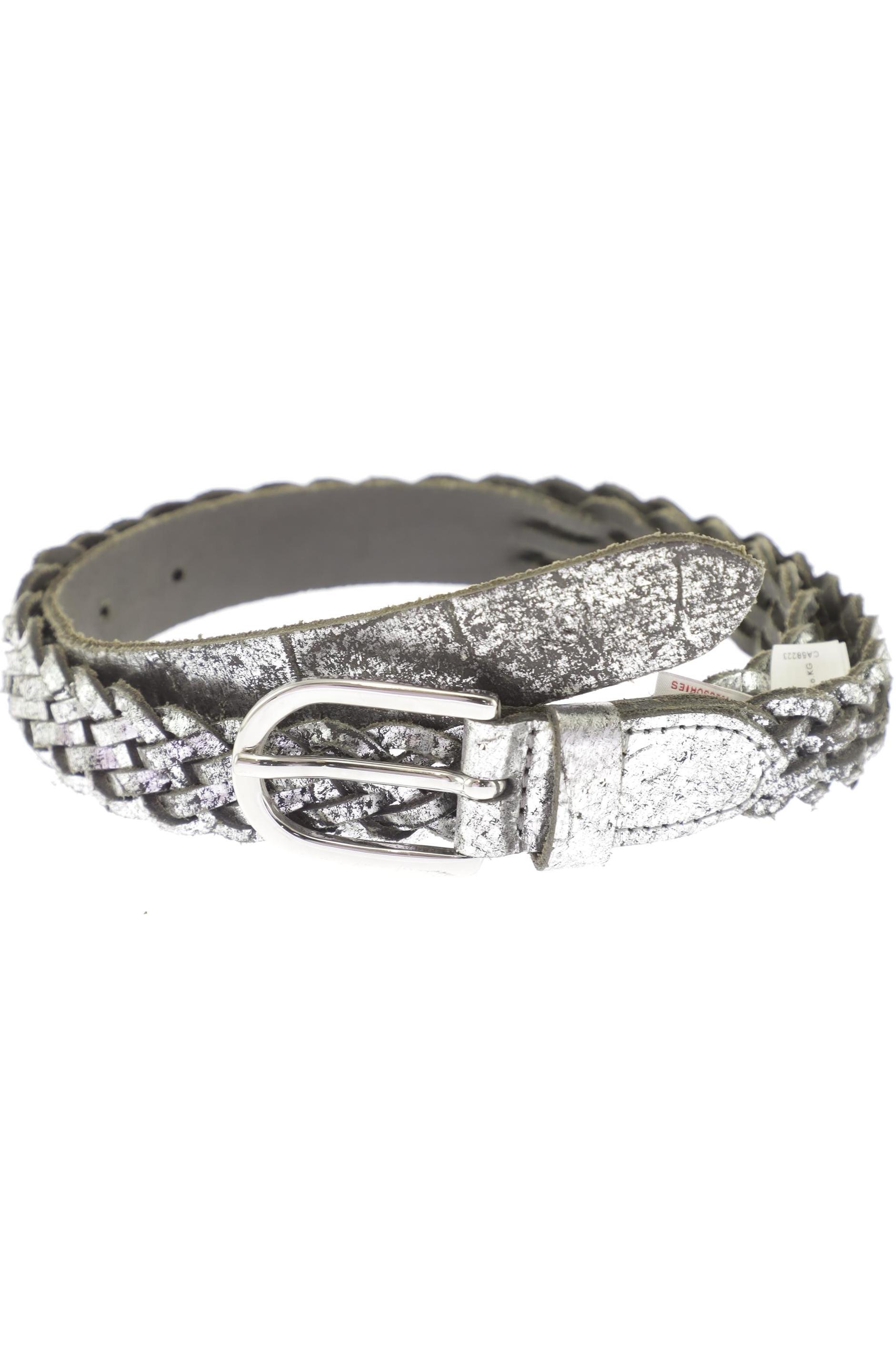 

s.Oliver Damen Gürtel, silber, Gr. 85