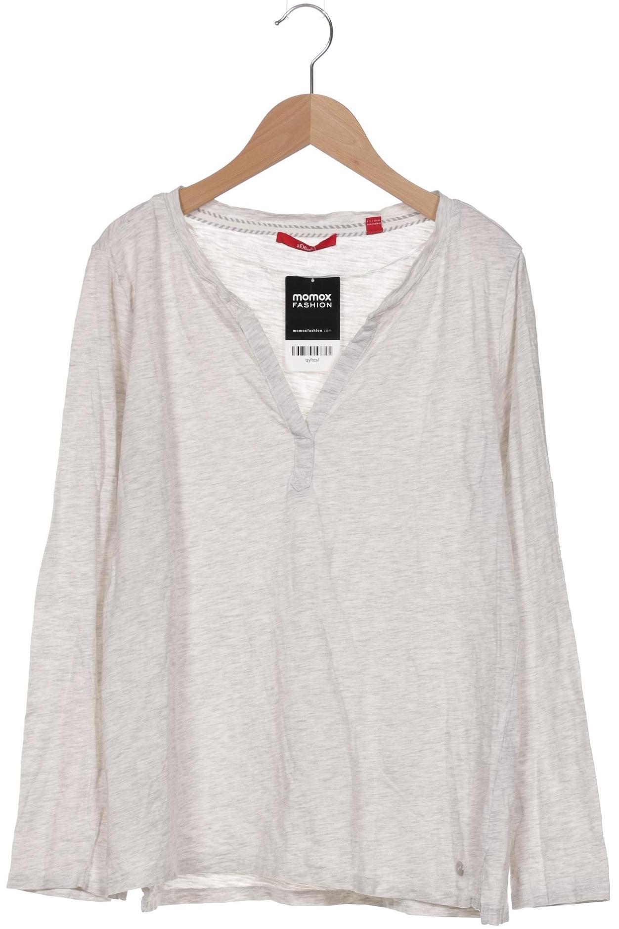 

s.Oliver Damen Langarmshirt, grau, Gr. 42