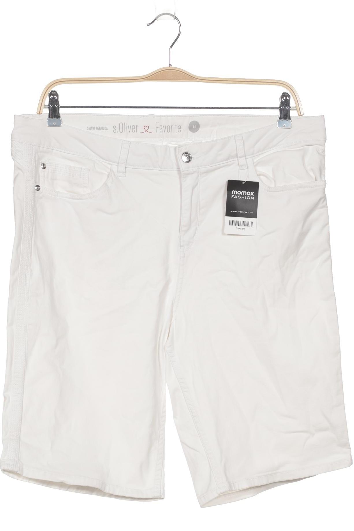 

s.Oliver Damen Shorts, weiß, Gr. 44